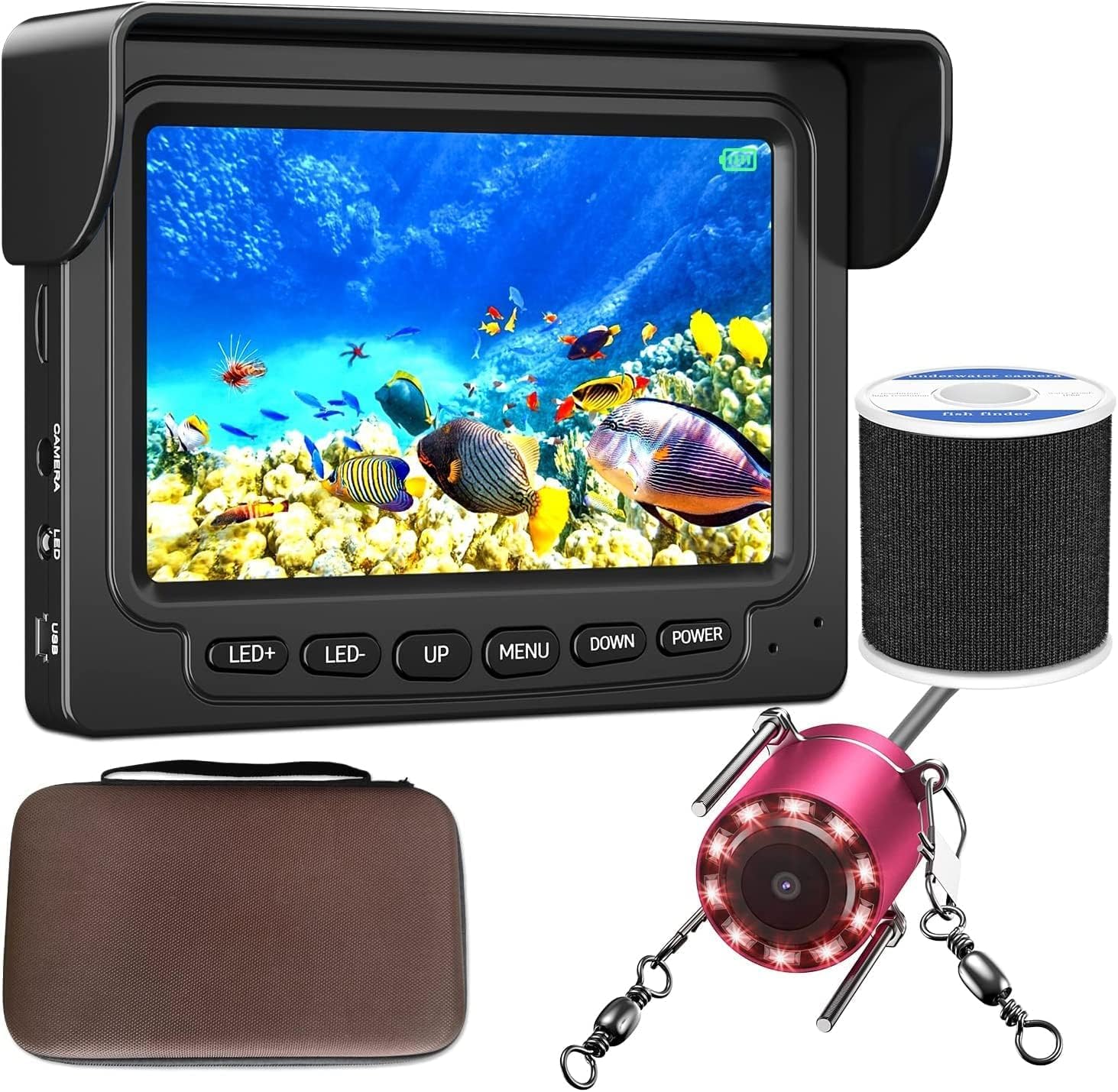 Underwater Fish Finder-professional Fishing Video Camera With 4.3