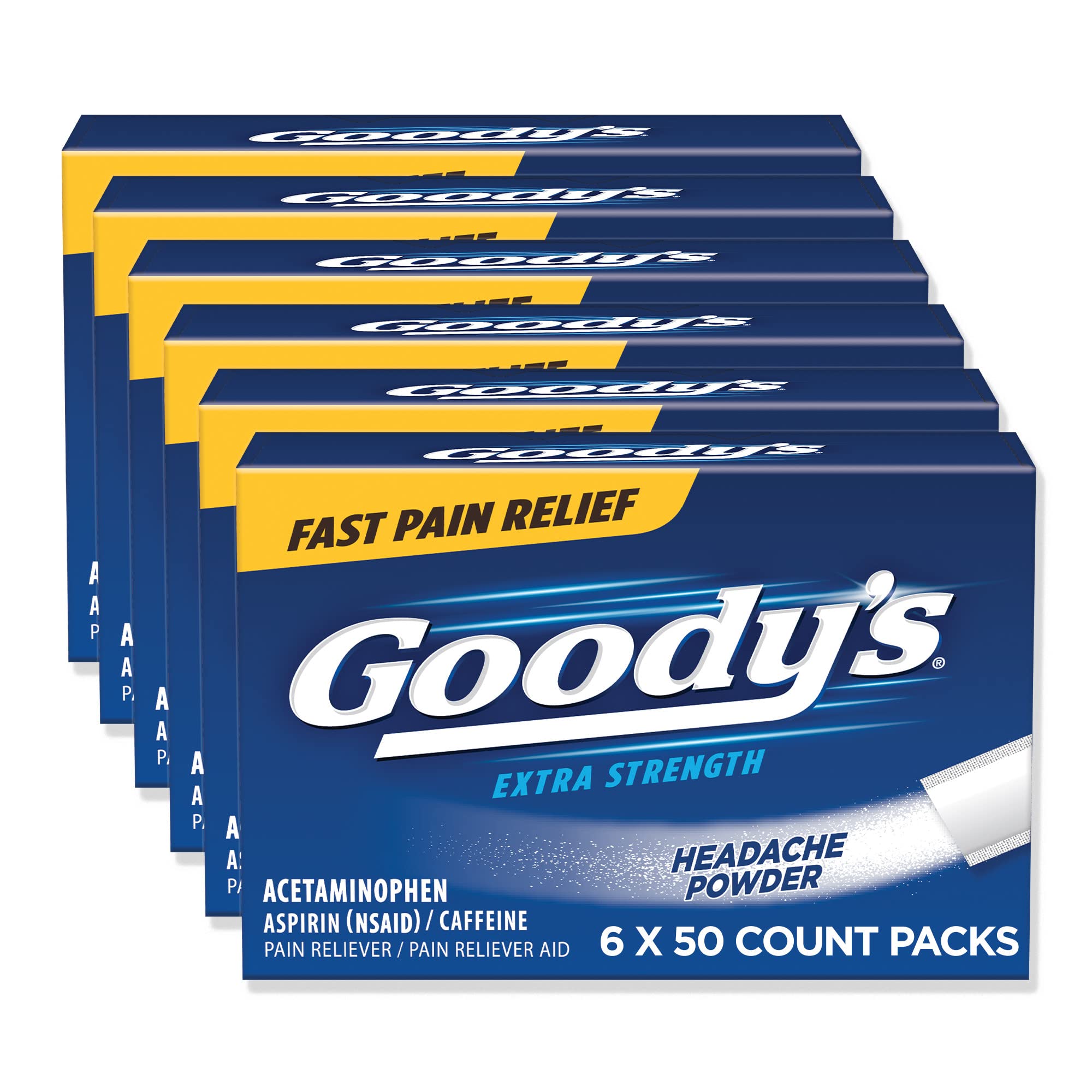 Goody's Back and Body Pain Relief Powder, Dissolve Packs, 24 Individual  Packets