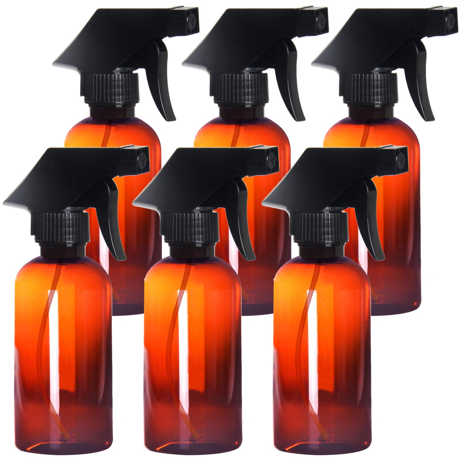 8 Oz Empty Plastic Spray Bottles with Adjustable Nozzle - Durable Trigger  Sprayer with Mist & Stream