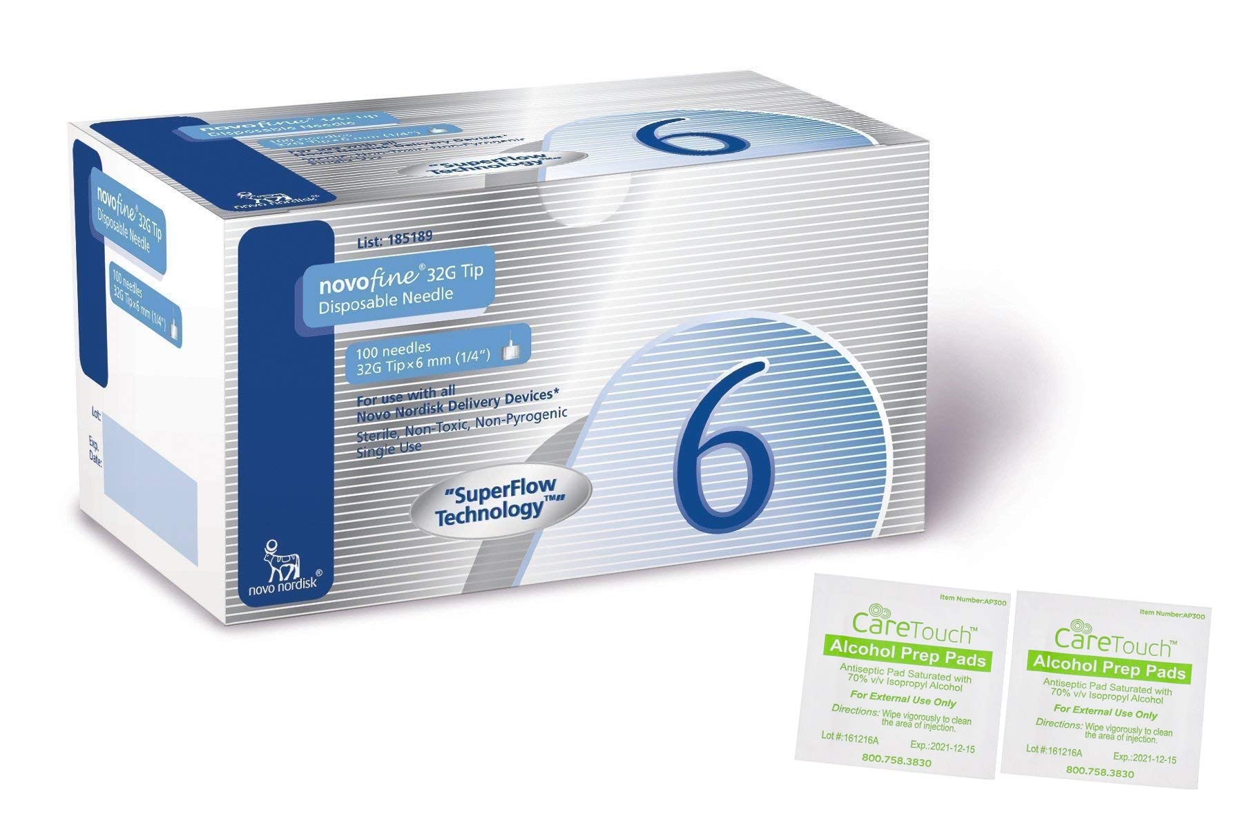 Novofine Needles 32g Tip Etw 6mm 100/pack - CTC Health