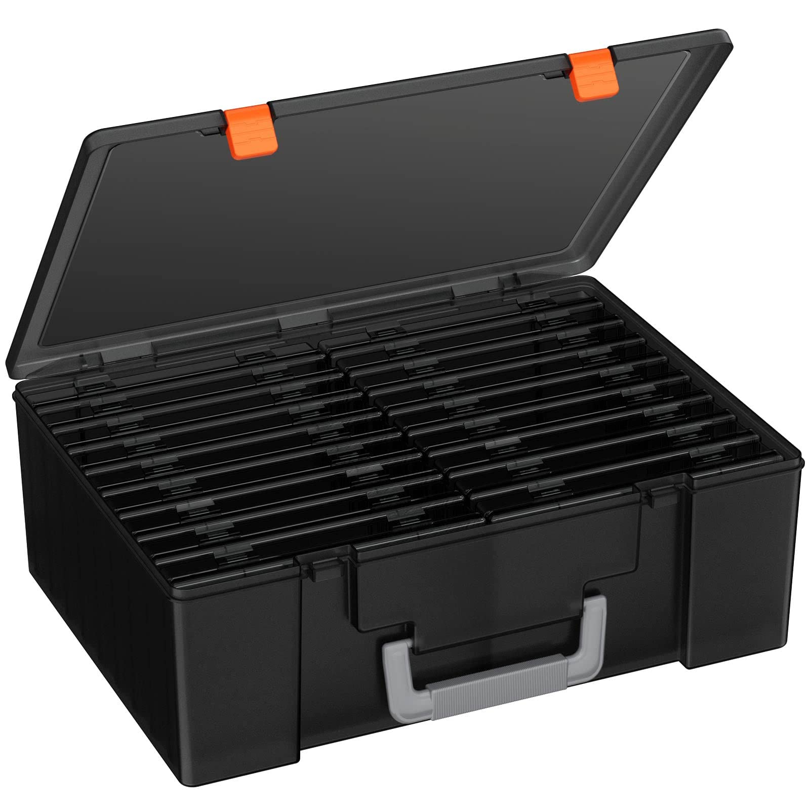 Photo Storage Box, Extra Large Photo Case with 18 Inner Photo Keeper, 4 x  6