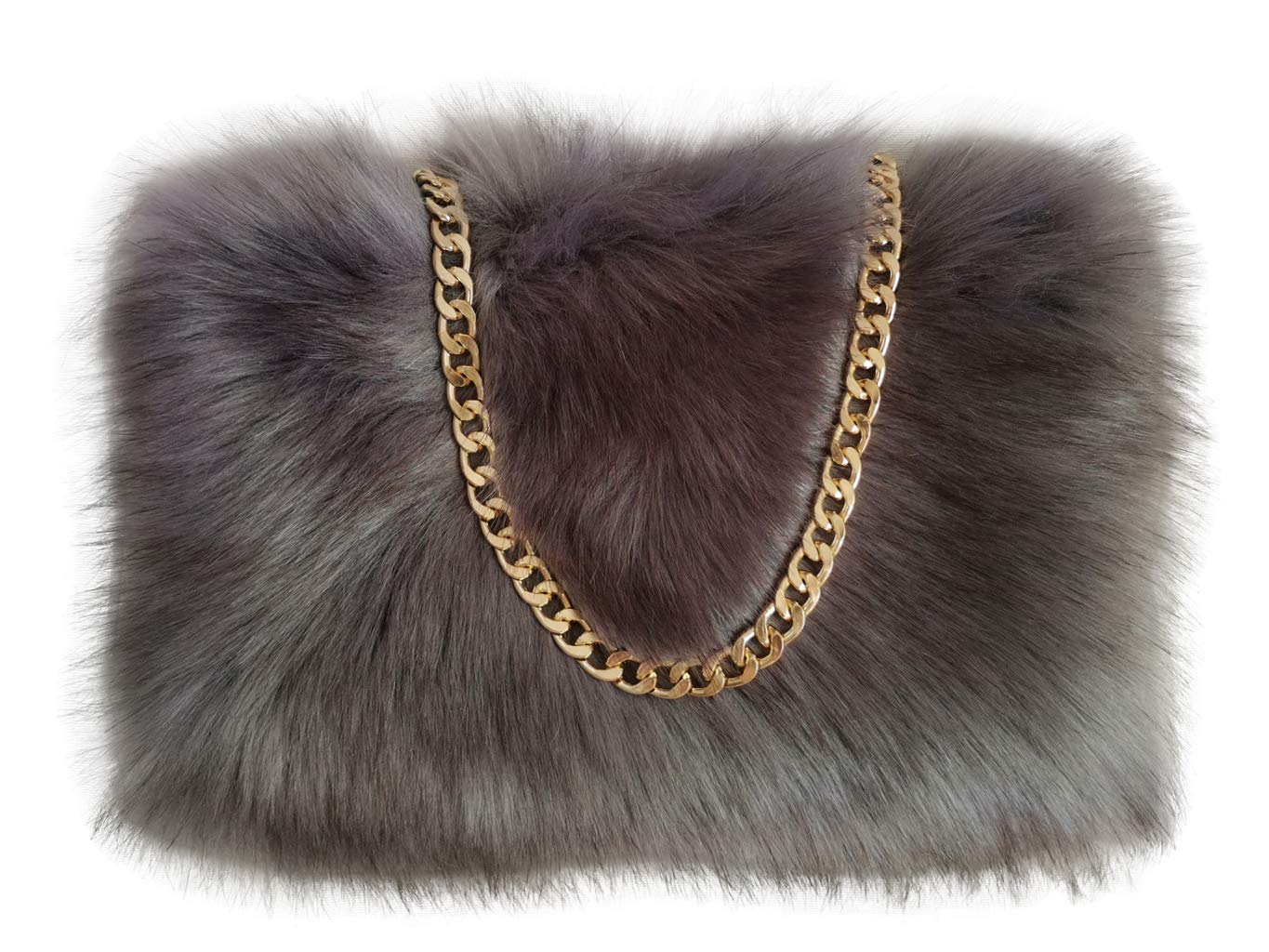 Genuine Fox Fur Bag Real Fur Purse Natural Fur Handbag Multicolour Shoulder  Bag | eBay