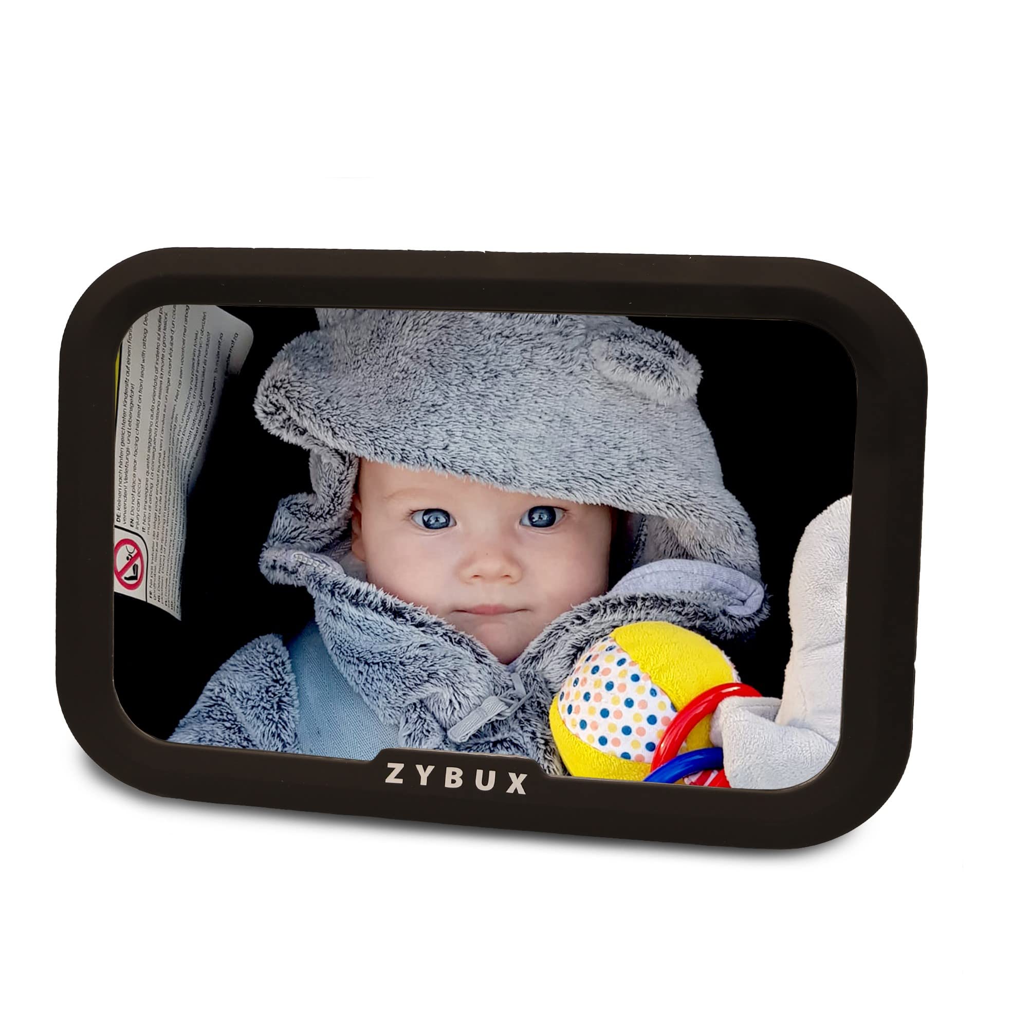 ZYBUX Back Seat Baby Mirror Peace of Mind to Keep an Eye on Baby