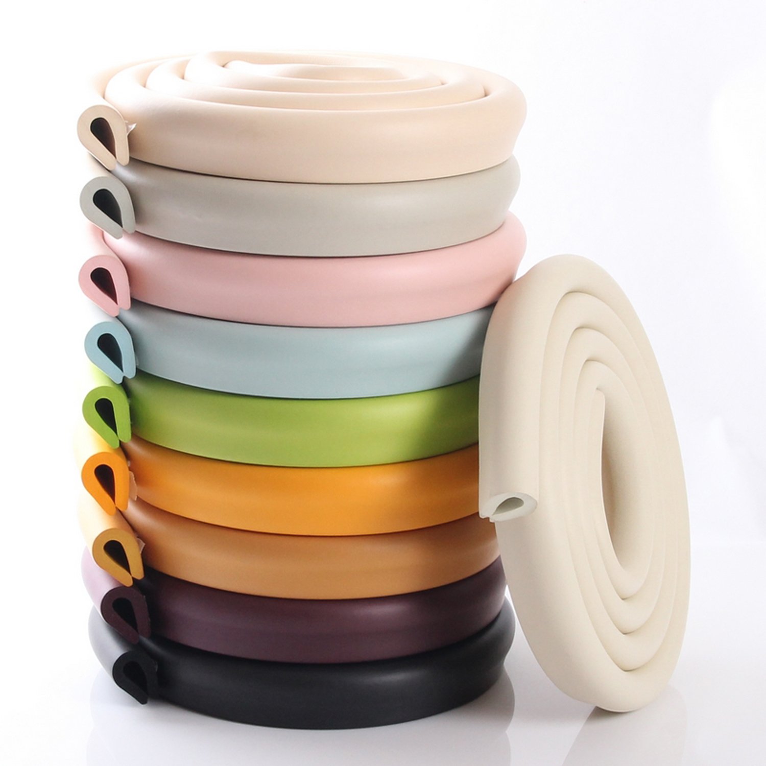 4 Meters Child Table Protective Tape Edge Guards & 4 Baby Safety