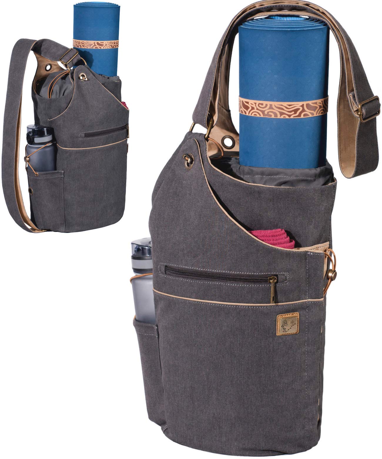 WRASCO Multiple-Style Yoga Mat Bag for Women & Men with 2 Yoga Mat Holders
