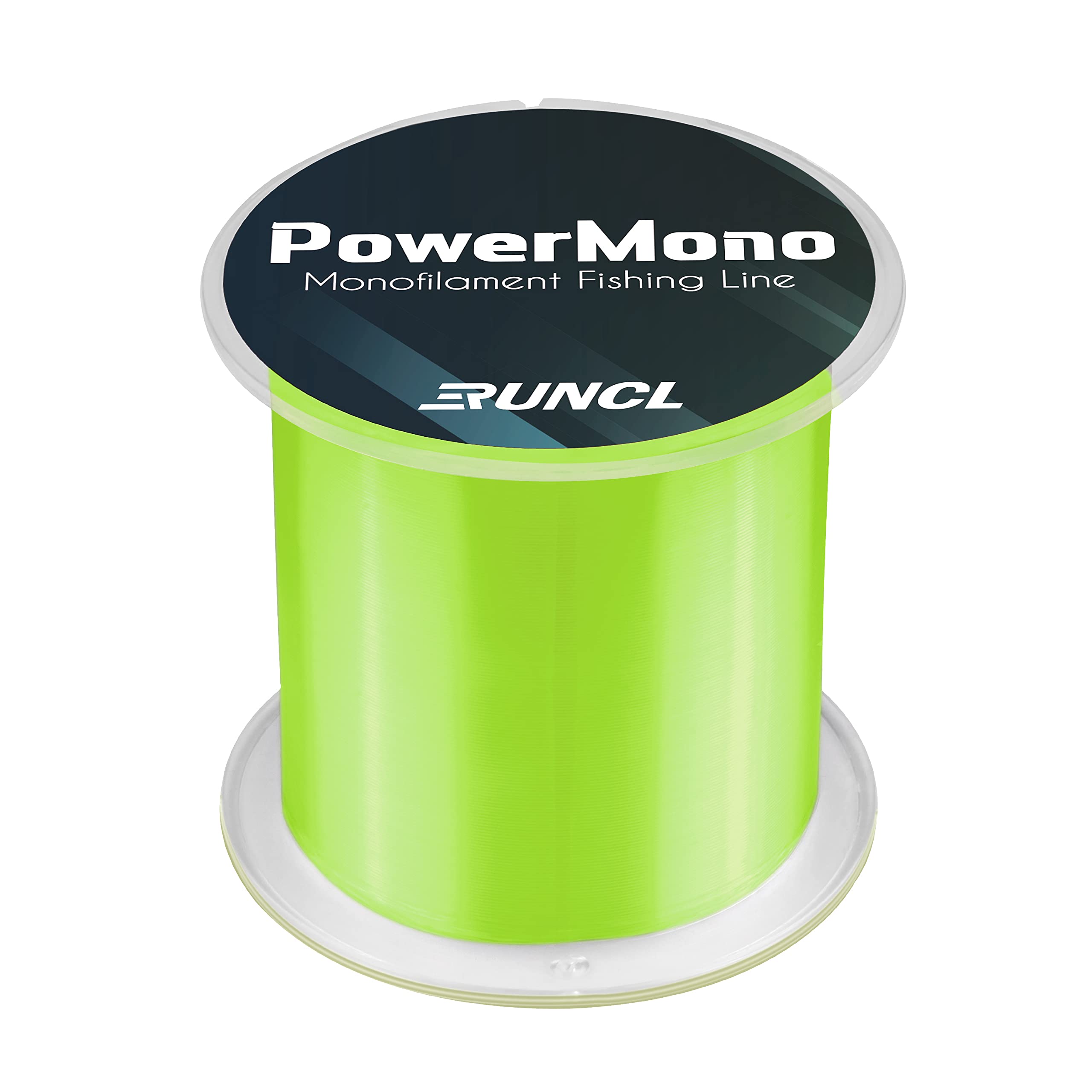 RUNCL PowerMono Fishing Line, Monofilament Fishing Line 300/500/1000Yds -  Ultimate Strength, Shock Absorber, Suspend in Water, Knot Friendly - Mono Fishing  Line 3-35LB, Low- & High-Vis Available F - Yellow 5LB(2.3kgs)/0.18mm/300yds