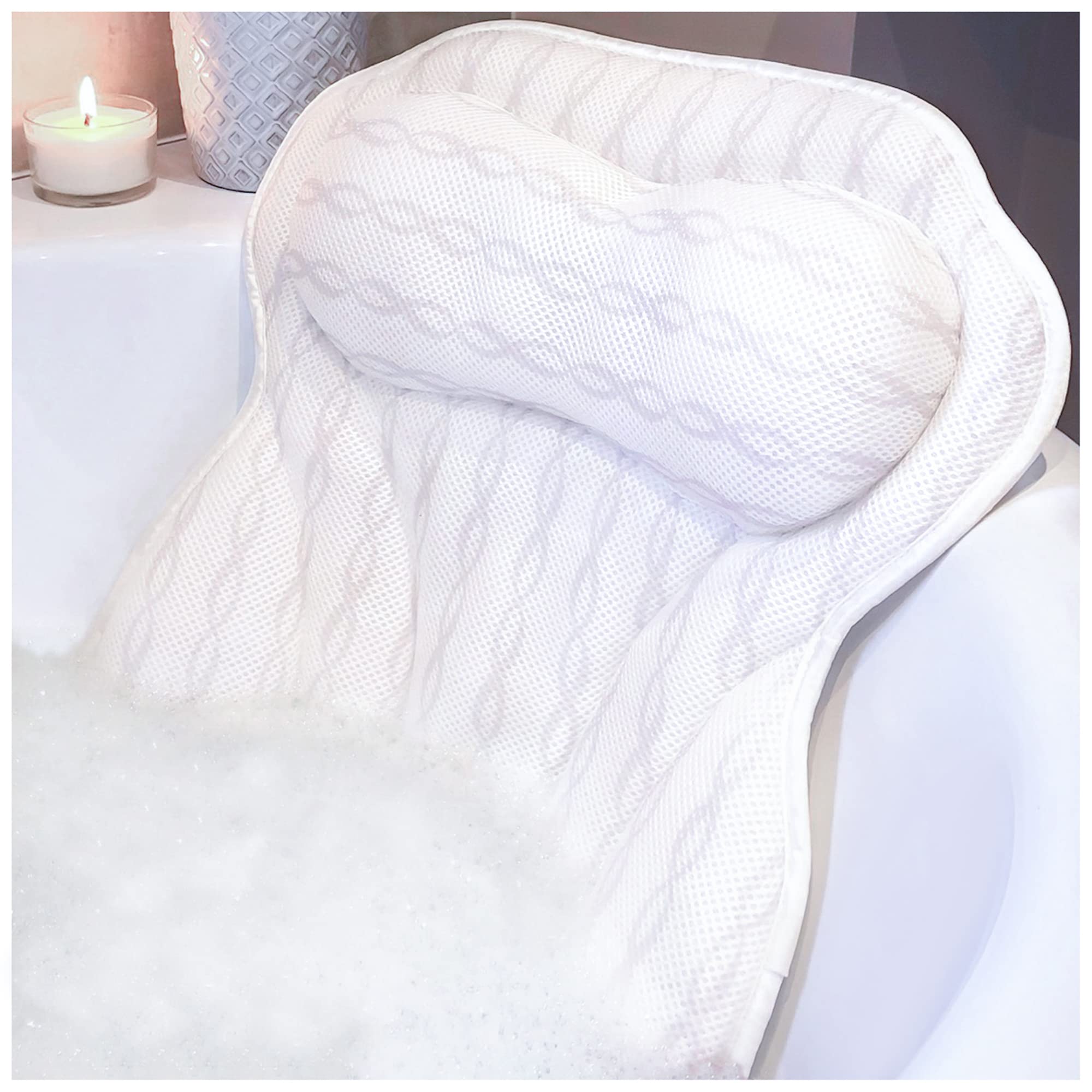 Dropship Ergonomic Body Bath Pillow For Tub - Neck And Back Support - Adult Bath  Tub Pillow With Headrest Cushion to Sell Online at a Lower Price