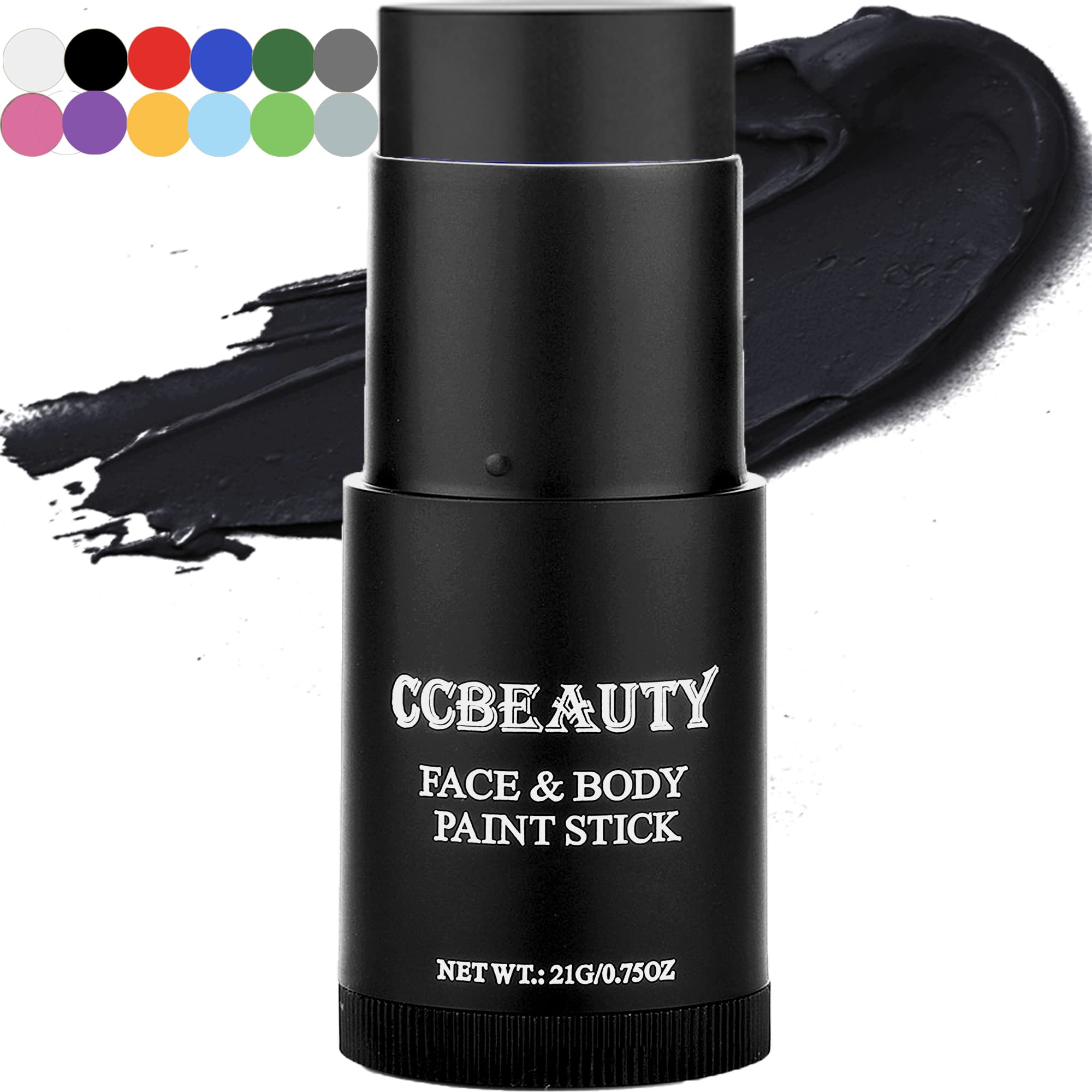 1 oz Black Face and Body Paint Stick