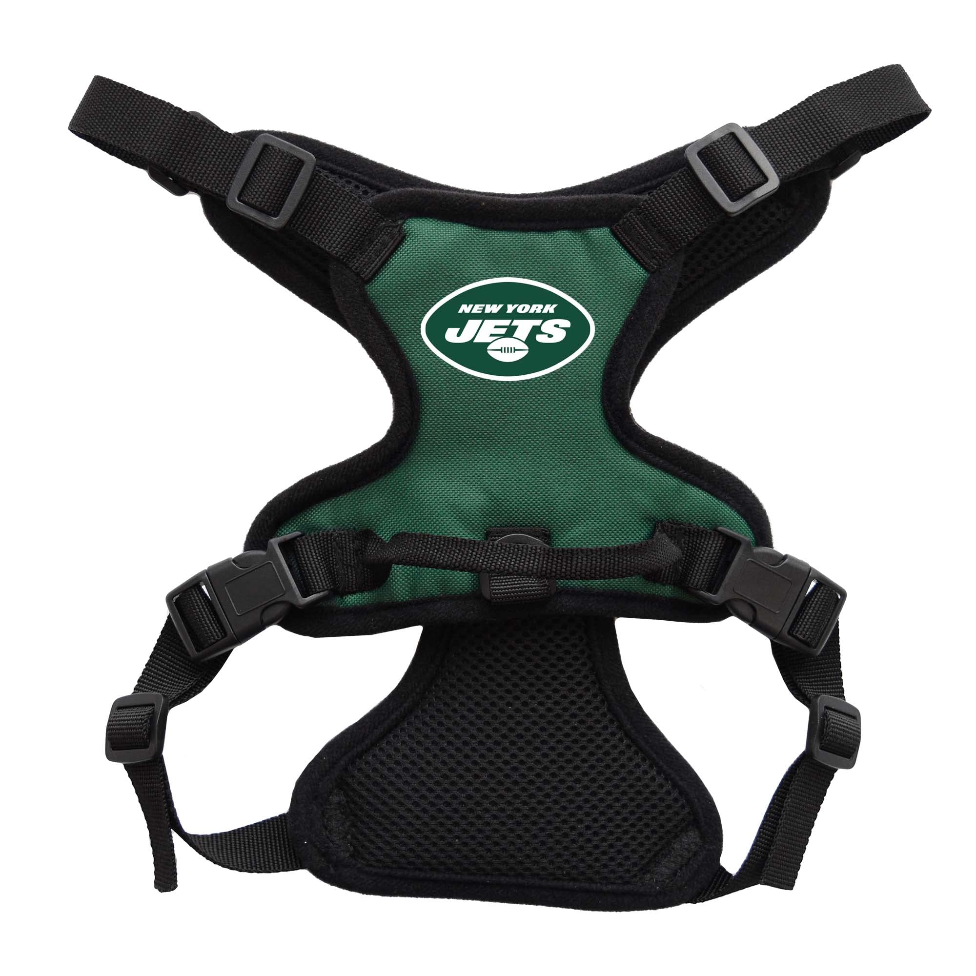 Littlearth Unisex-Adult NFL New York Jets Front Clip Pet Harness