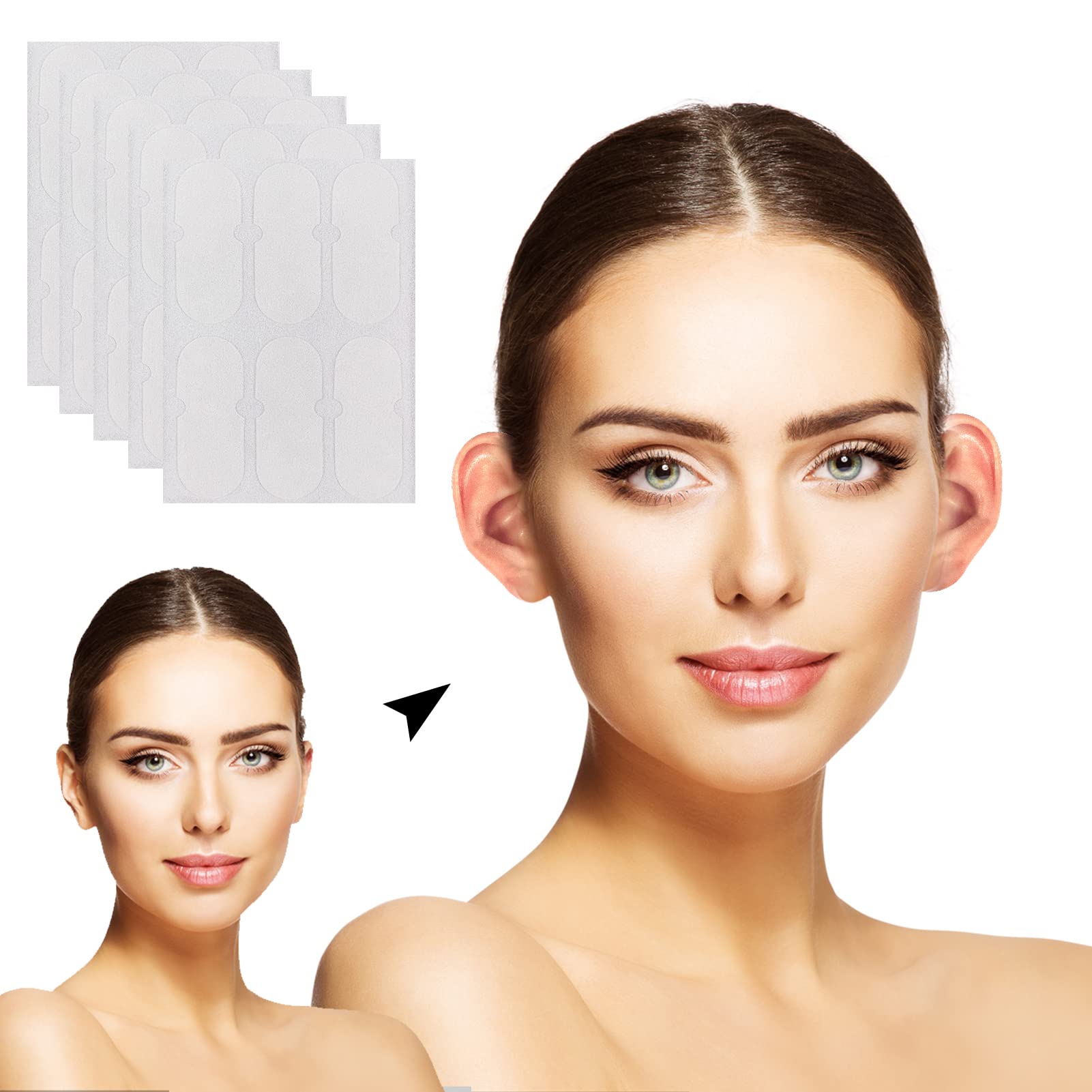 1-30 Patches Cosmetic Ear Corrector Invisible Elf Ear Stickers e