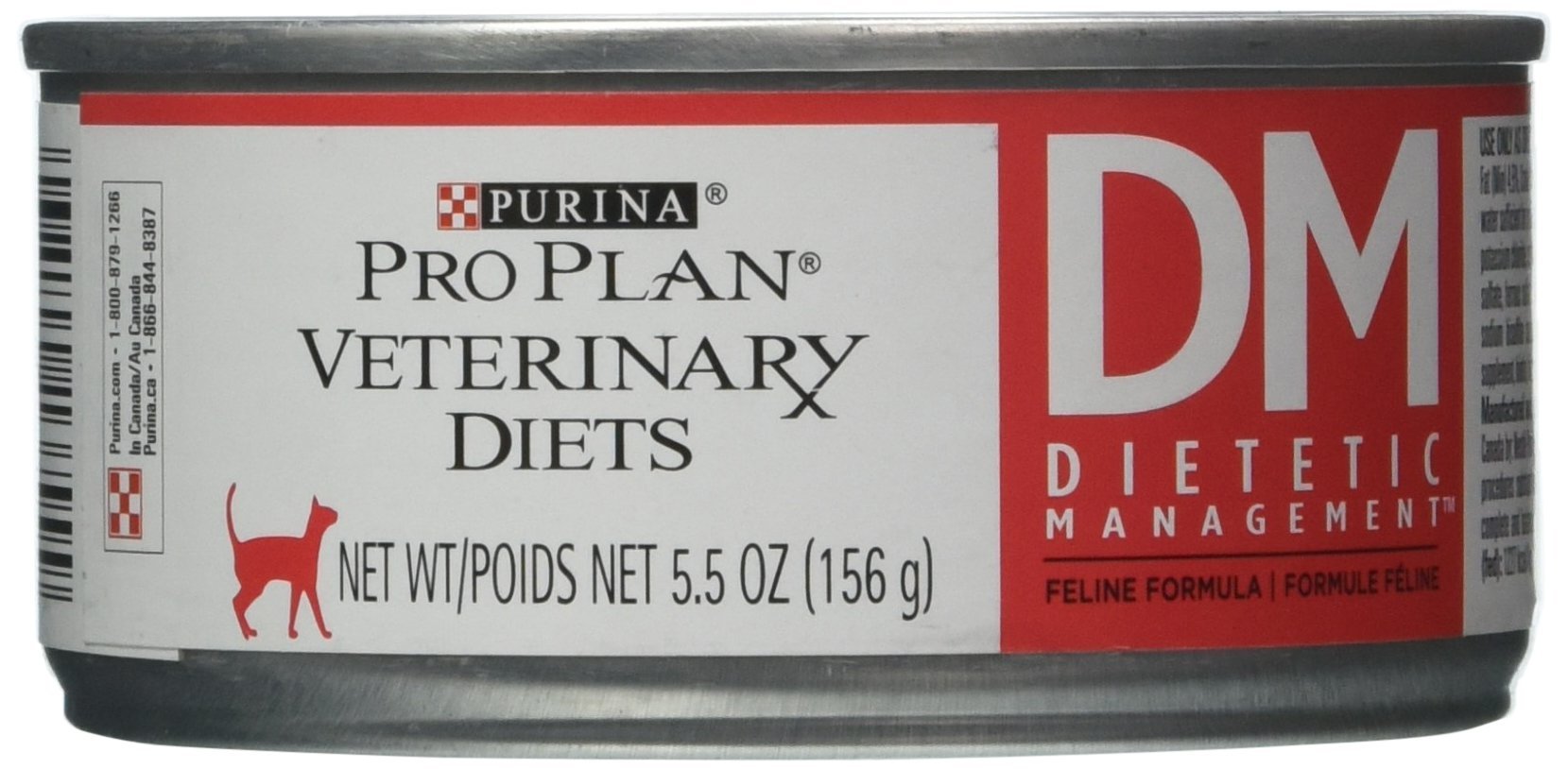 Purina Veterinary Diets DM Dietetic Management For Cats 24 5.5oz cans