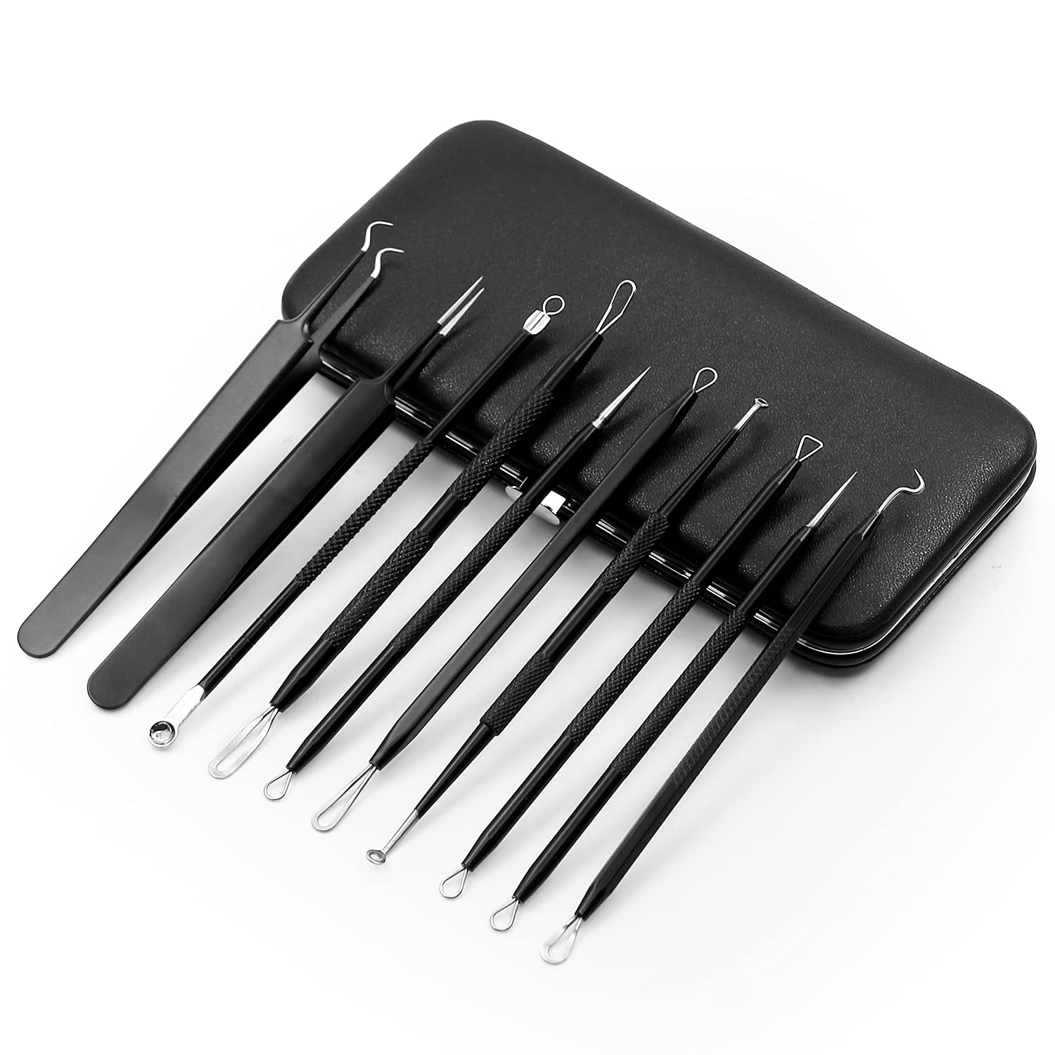 10 Pcs Blackhead Remover Pimple Popper Tools Kit