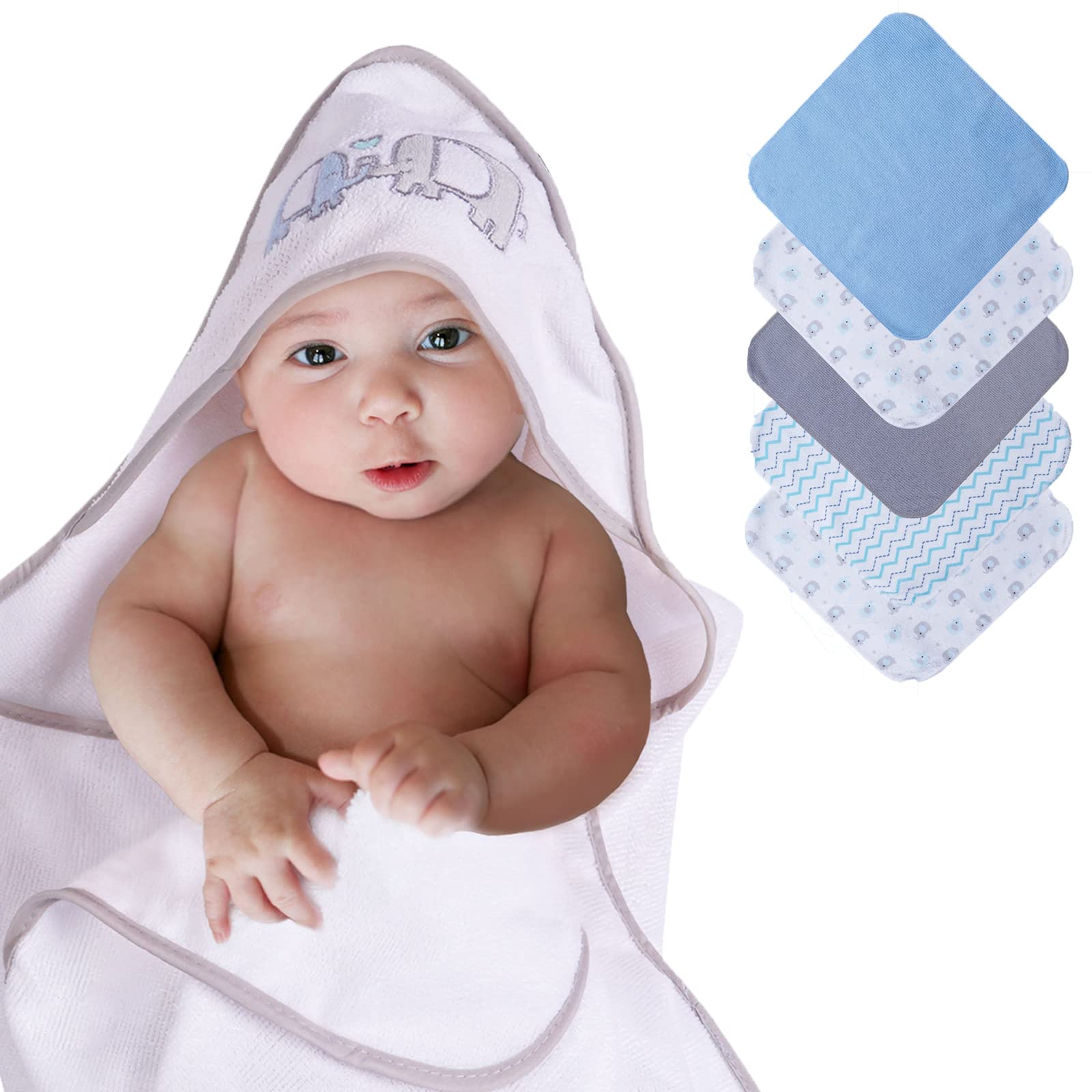 Newborn Infant Cloth & Towel Ultra Soft Thick Cleaning for Sensitive Skin  Baby Absorbent Baby Washcloths Kitchen Towels Washcloth for Bathroom