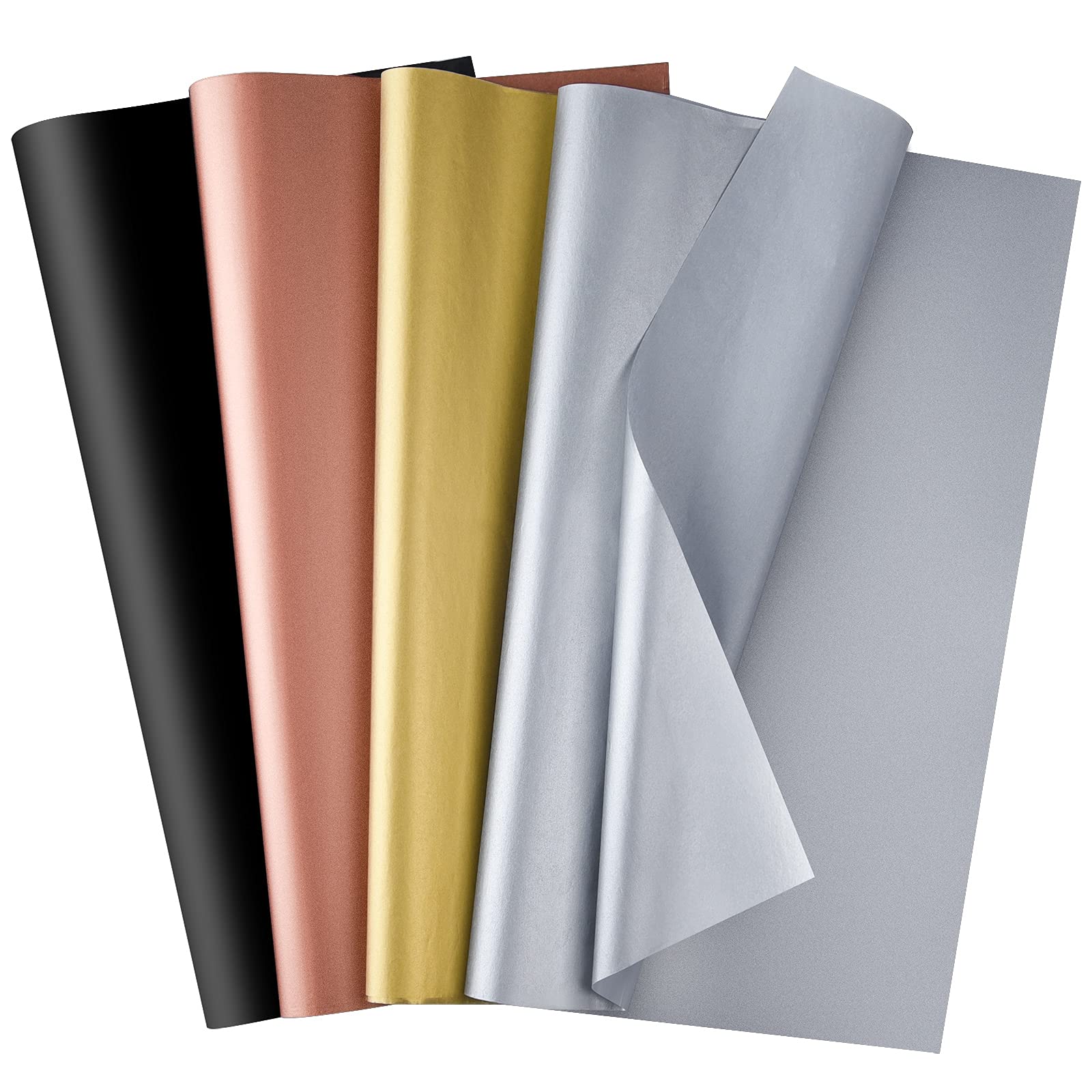 Metallic Silver Tissue Paper Sheets 
