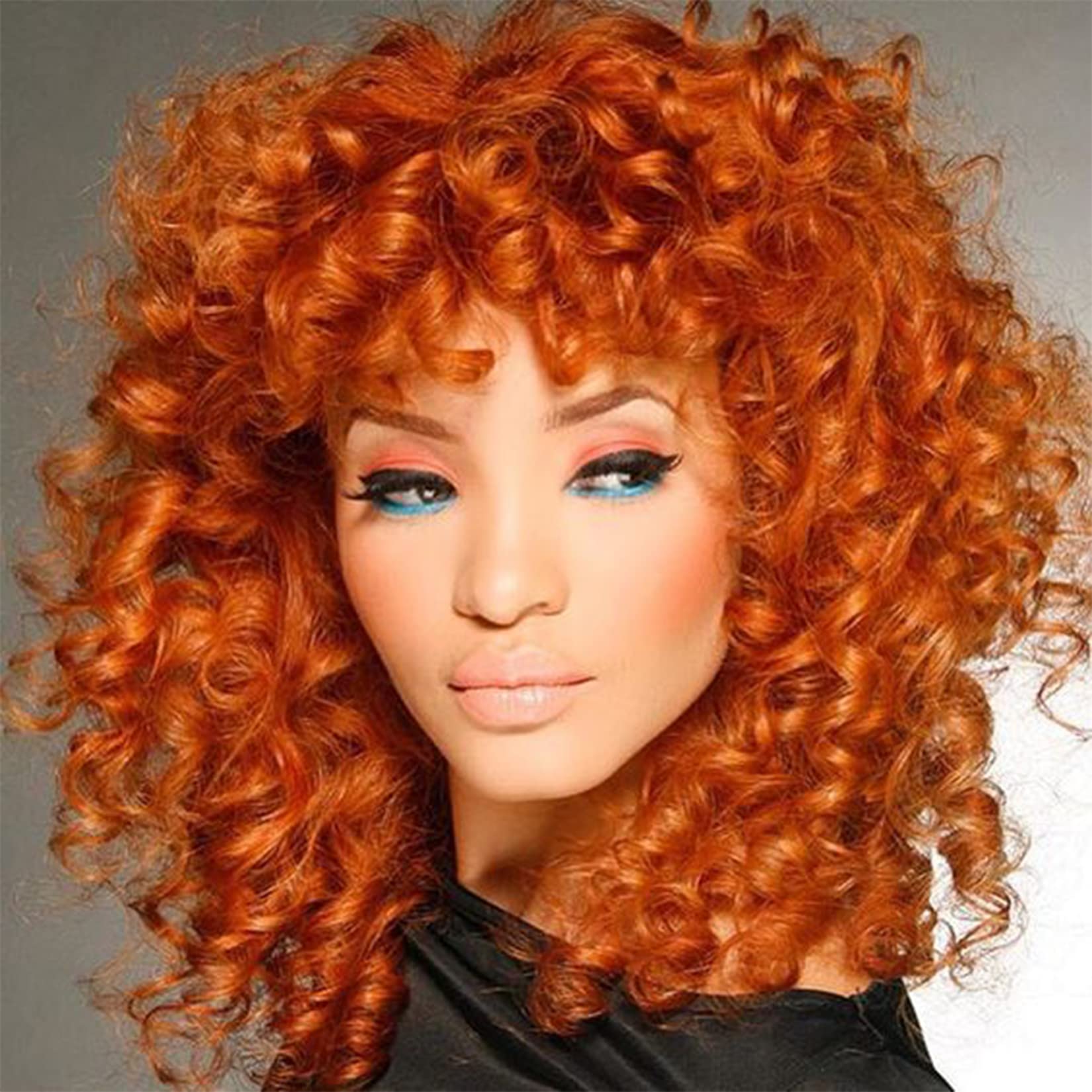 orange hair on black women