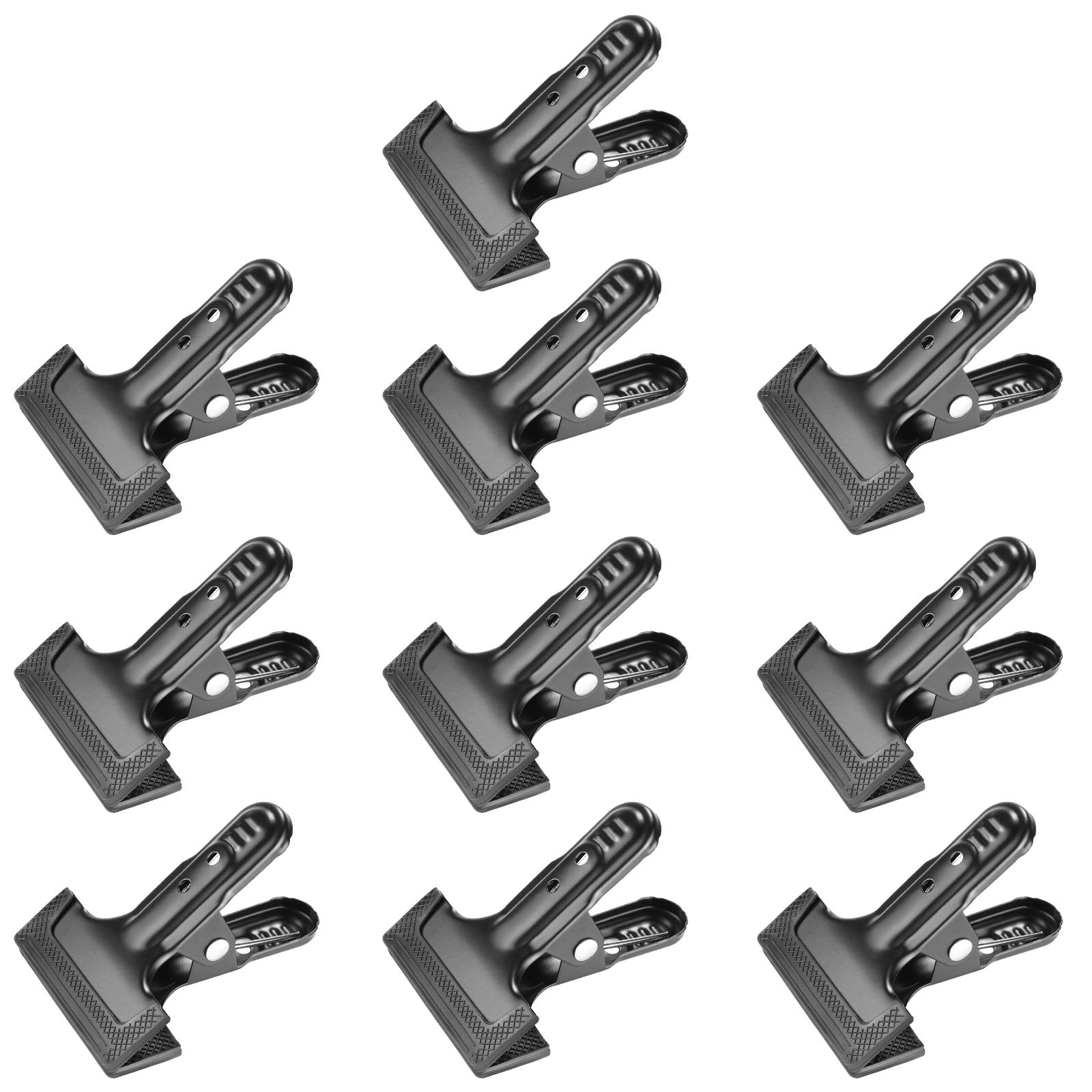 The Body and Roots 10-Pack 4 inch Spring Clamps Heavy Duty - Plastic Clamps  for Crafts, Photography, Woodworking - Backdrop Clips clamps for Backdrop