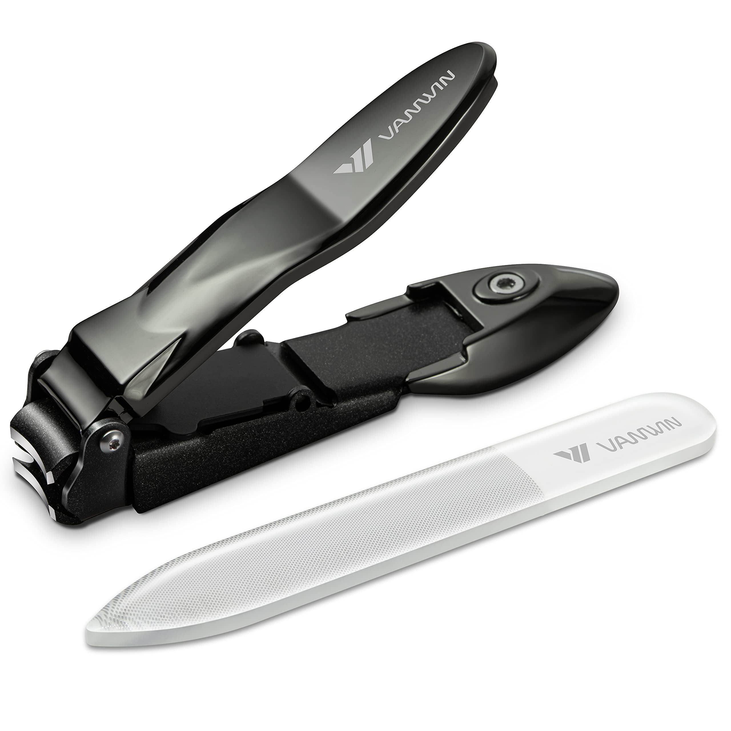 Japanese Stainless Steel Curved Blade Nail Clipper w/ File