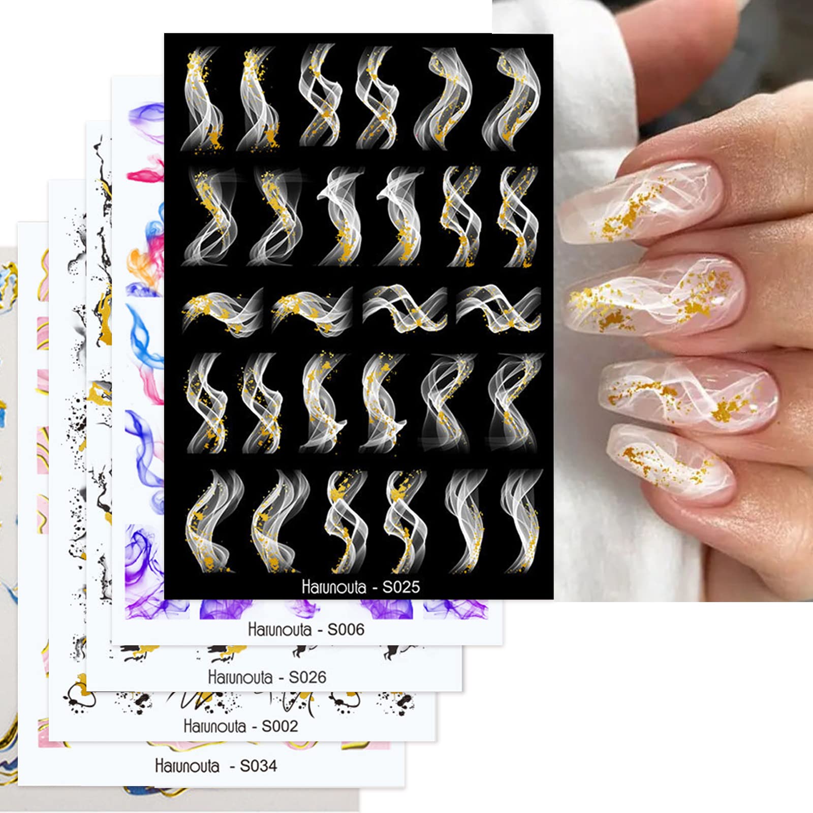 Graffiti Nail Art Stickers -  Singapore