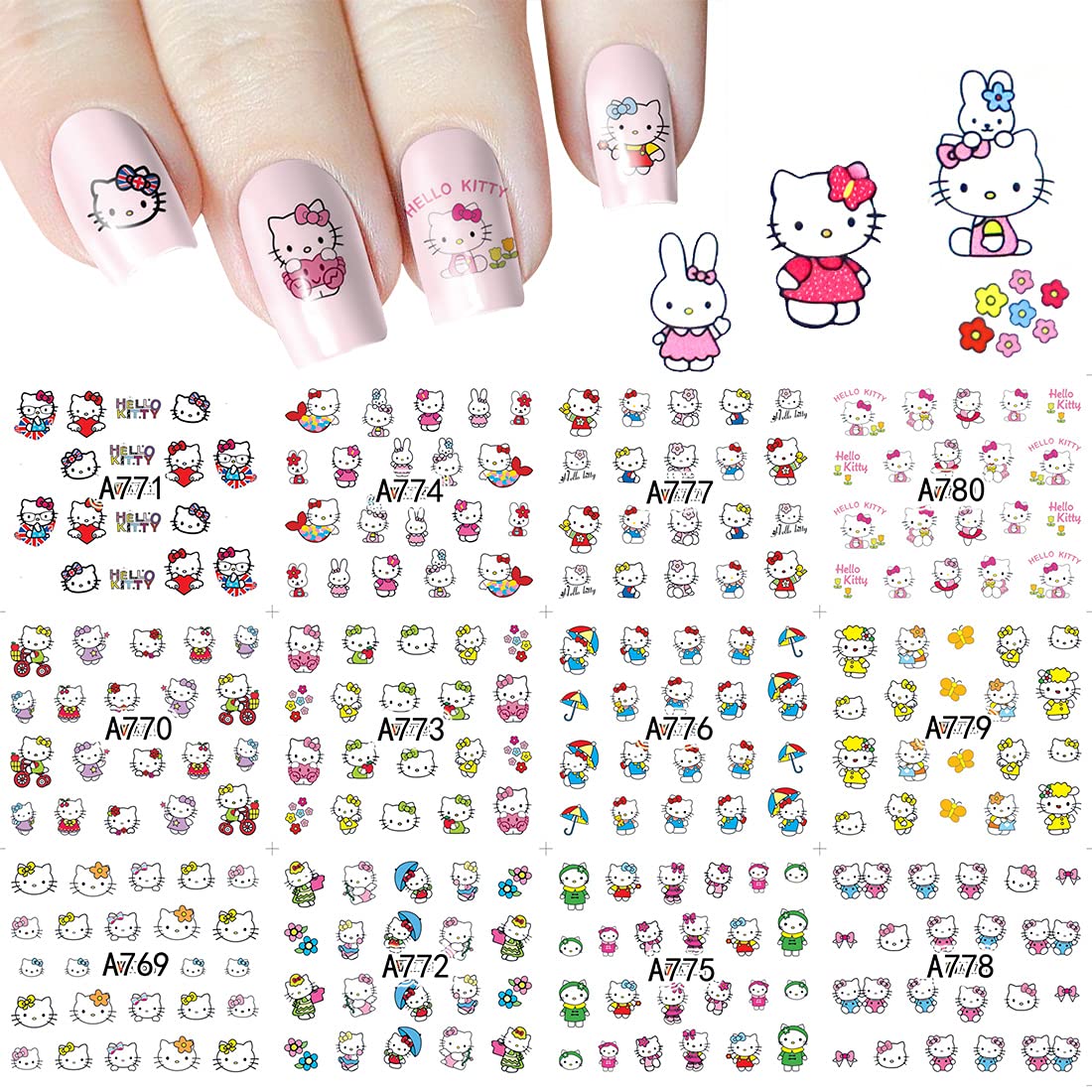 Girls Nail Polish & Nail Sticker Nail Art Kit