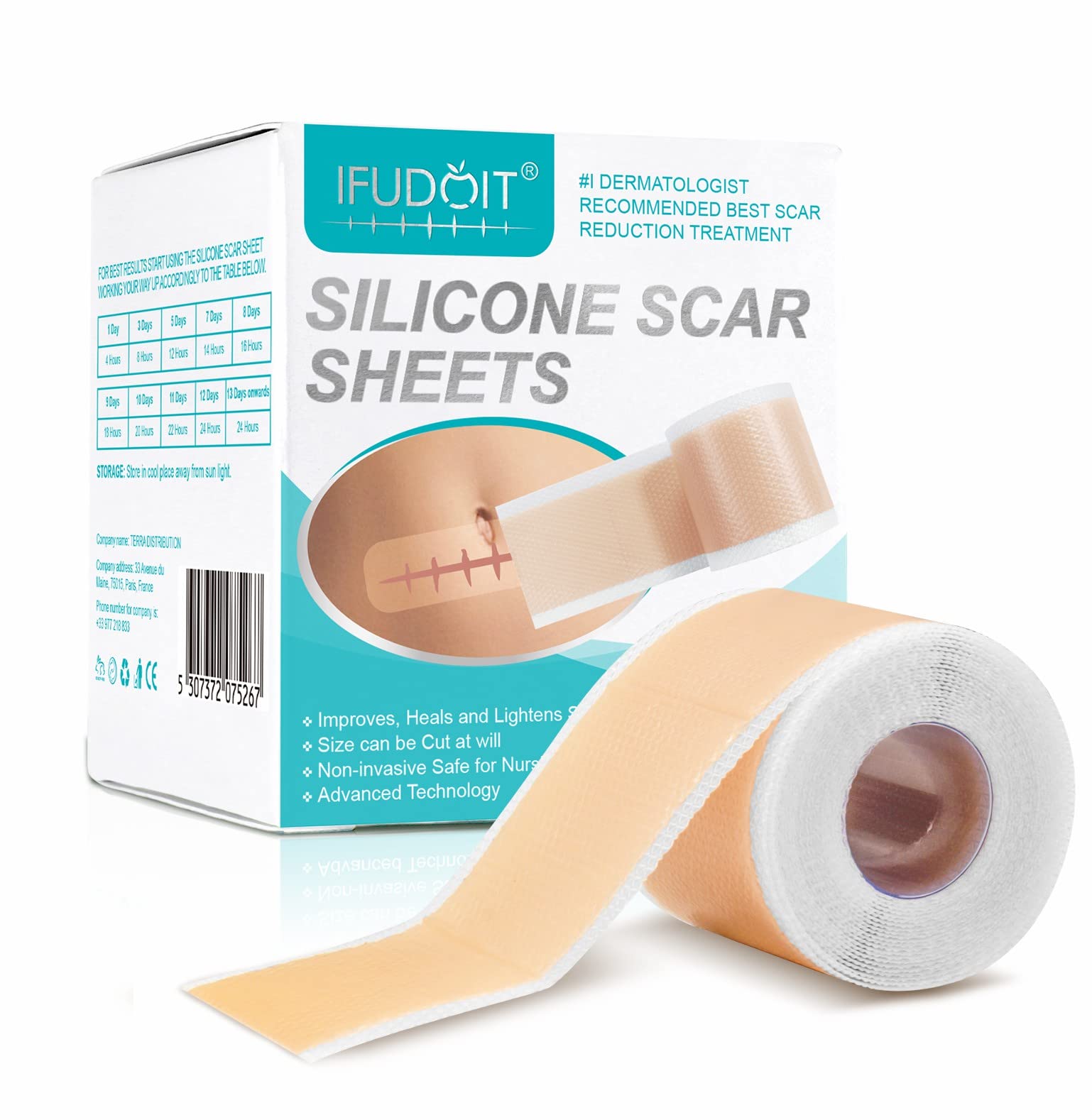 Physician Formulated Medical-grade Silicone Scar Gel Semi-Solid Sheeting