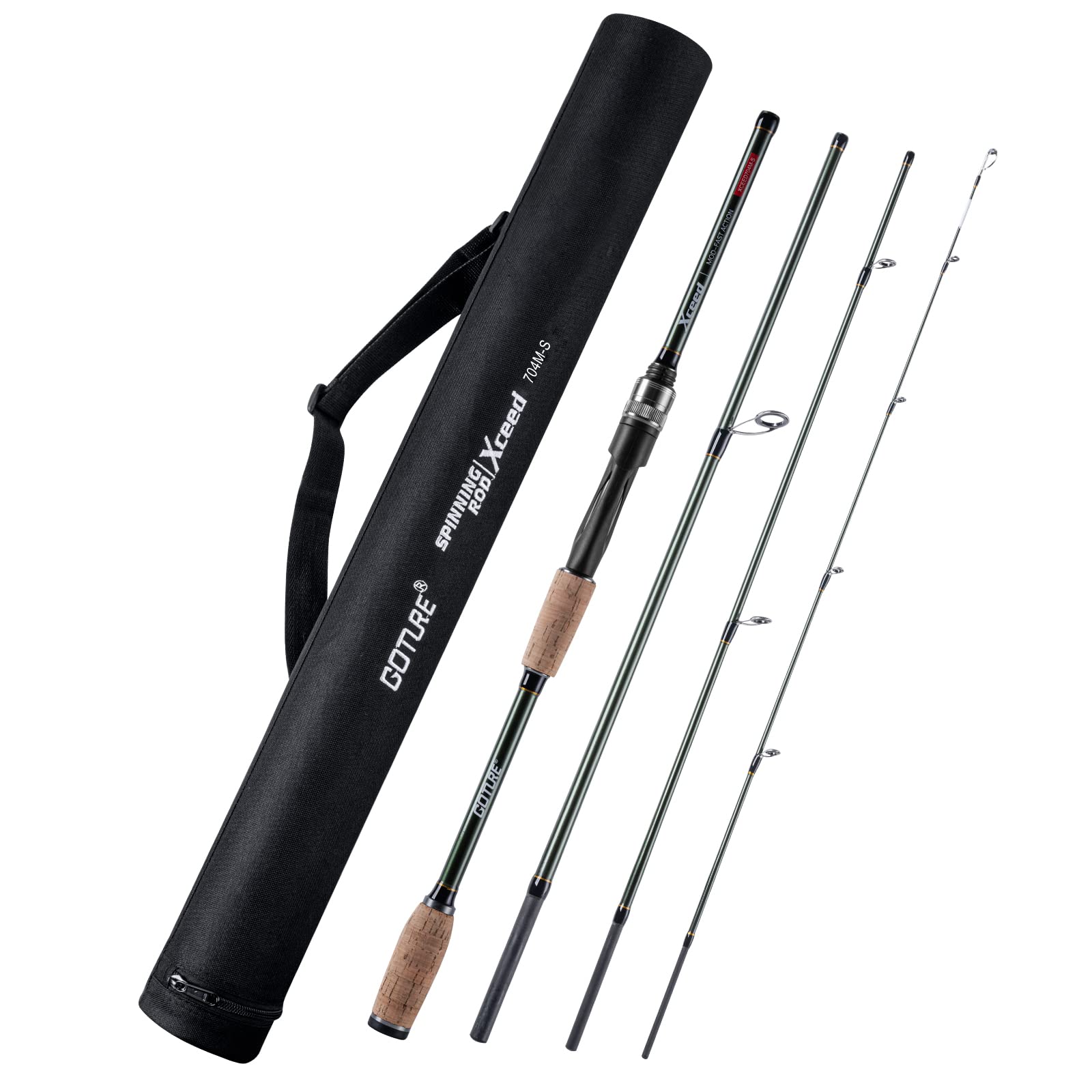🐟 REVIEW: Goture Xceed 4-piece Fishing Rod. Real Live Action