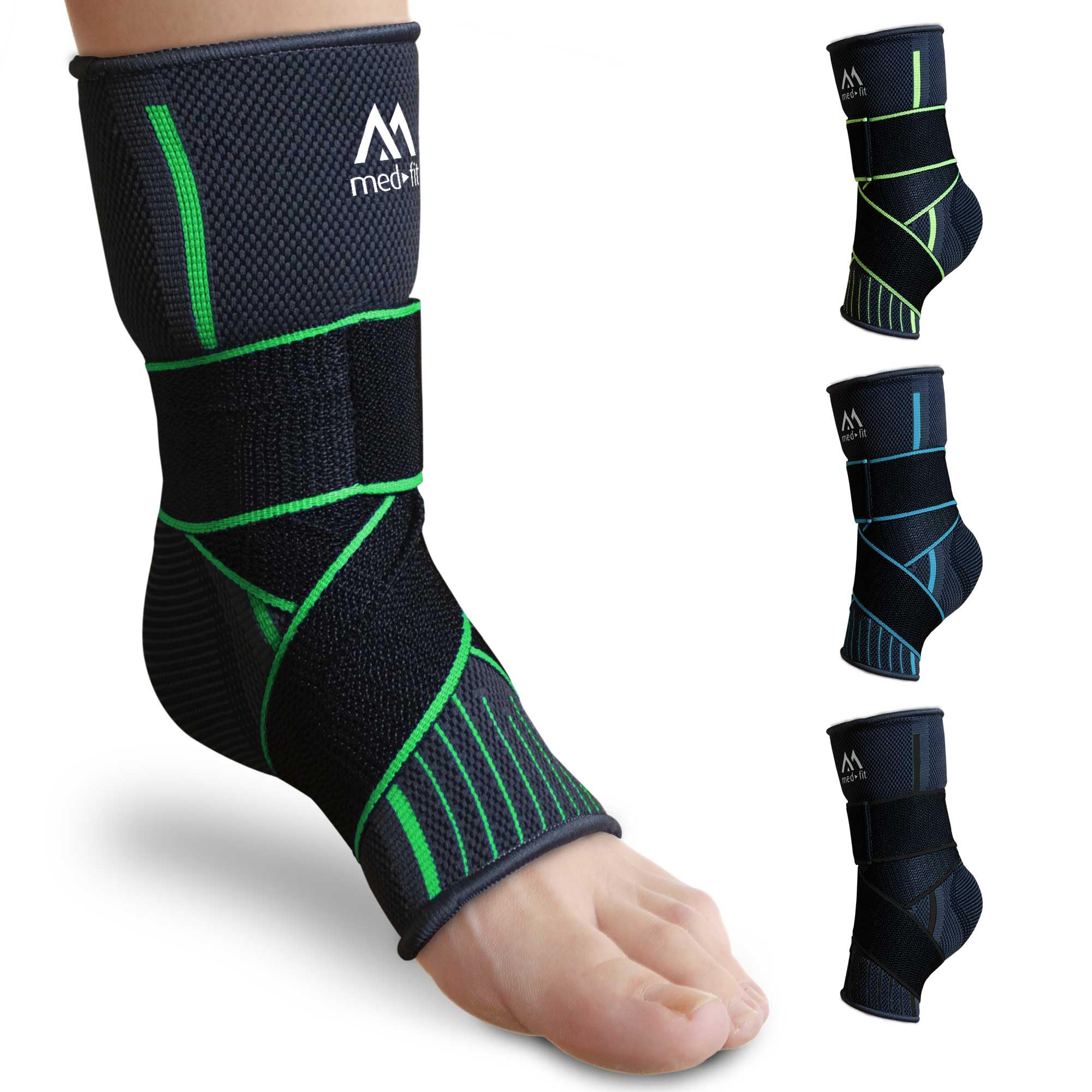 med-fit Stride-Flex Ankle Support 3D fabric technology 360 degrees of ...