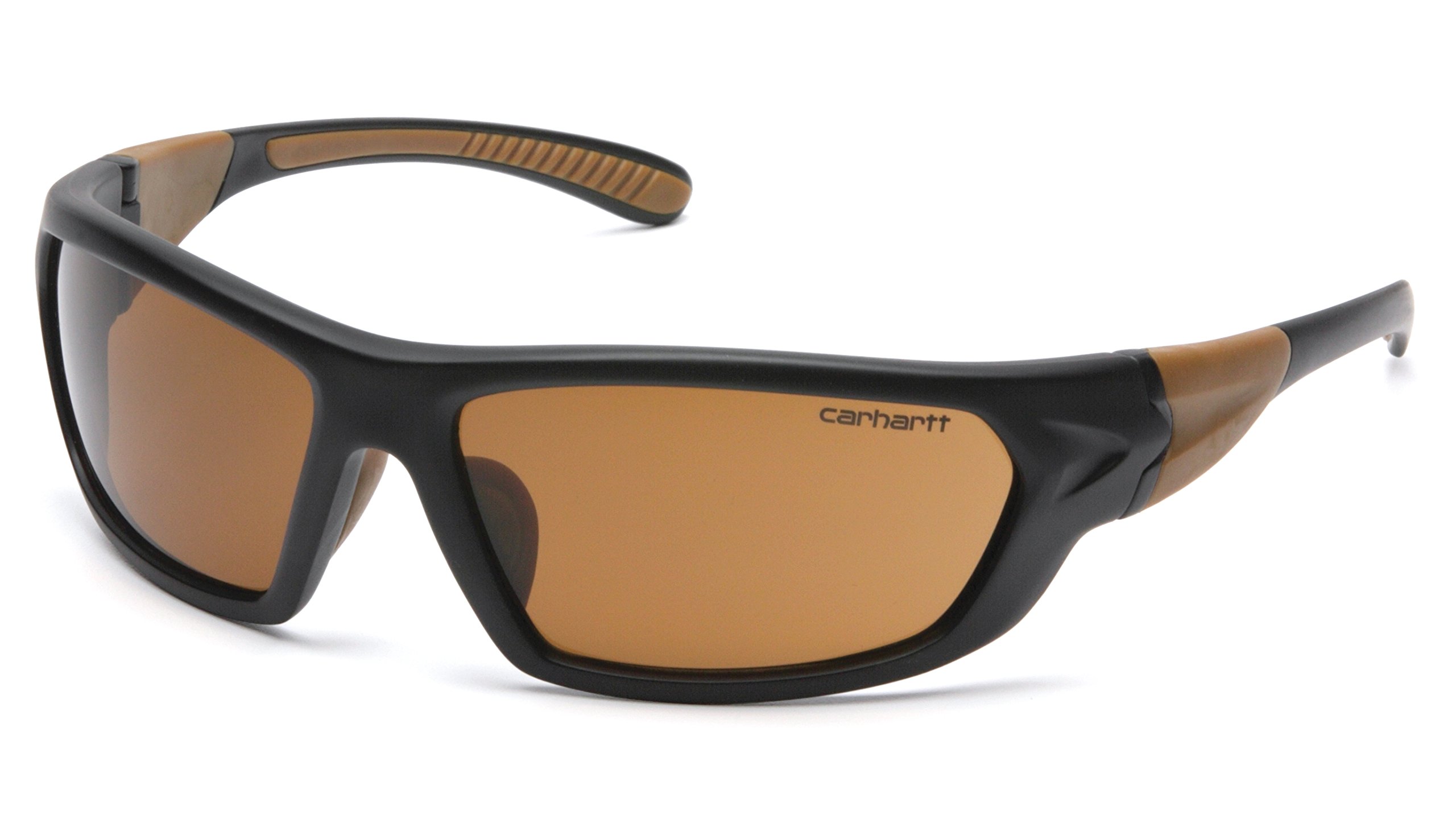 Carhartt Carbondale Safety Sunglasses With Sandstone Bronze Lens Black