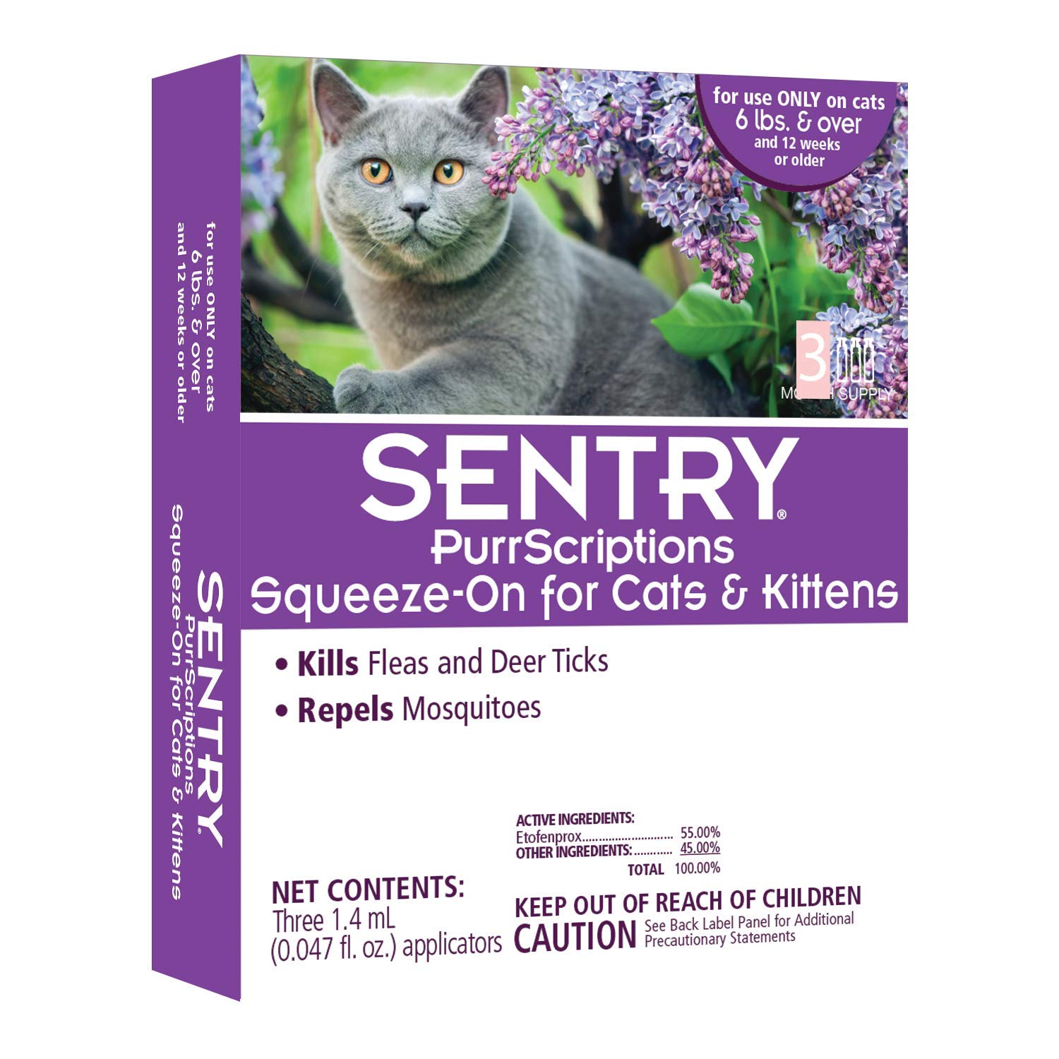 Sentry flea hotsell drops for cats