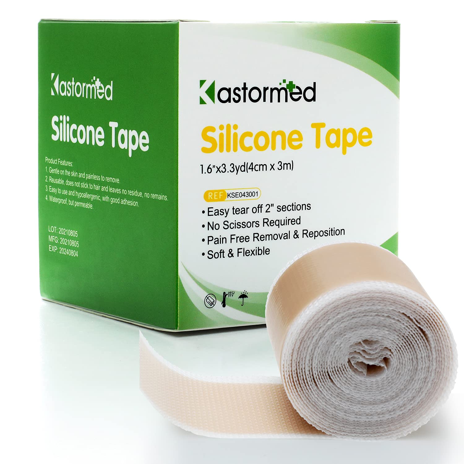 Medical Silicone Tape, Gentle Tape for Skin