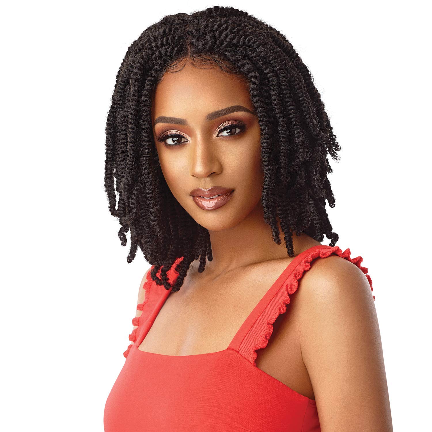 Outre X Pression Twisted Up Synthetic 4x4 Lace Front Braid Wig