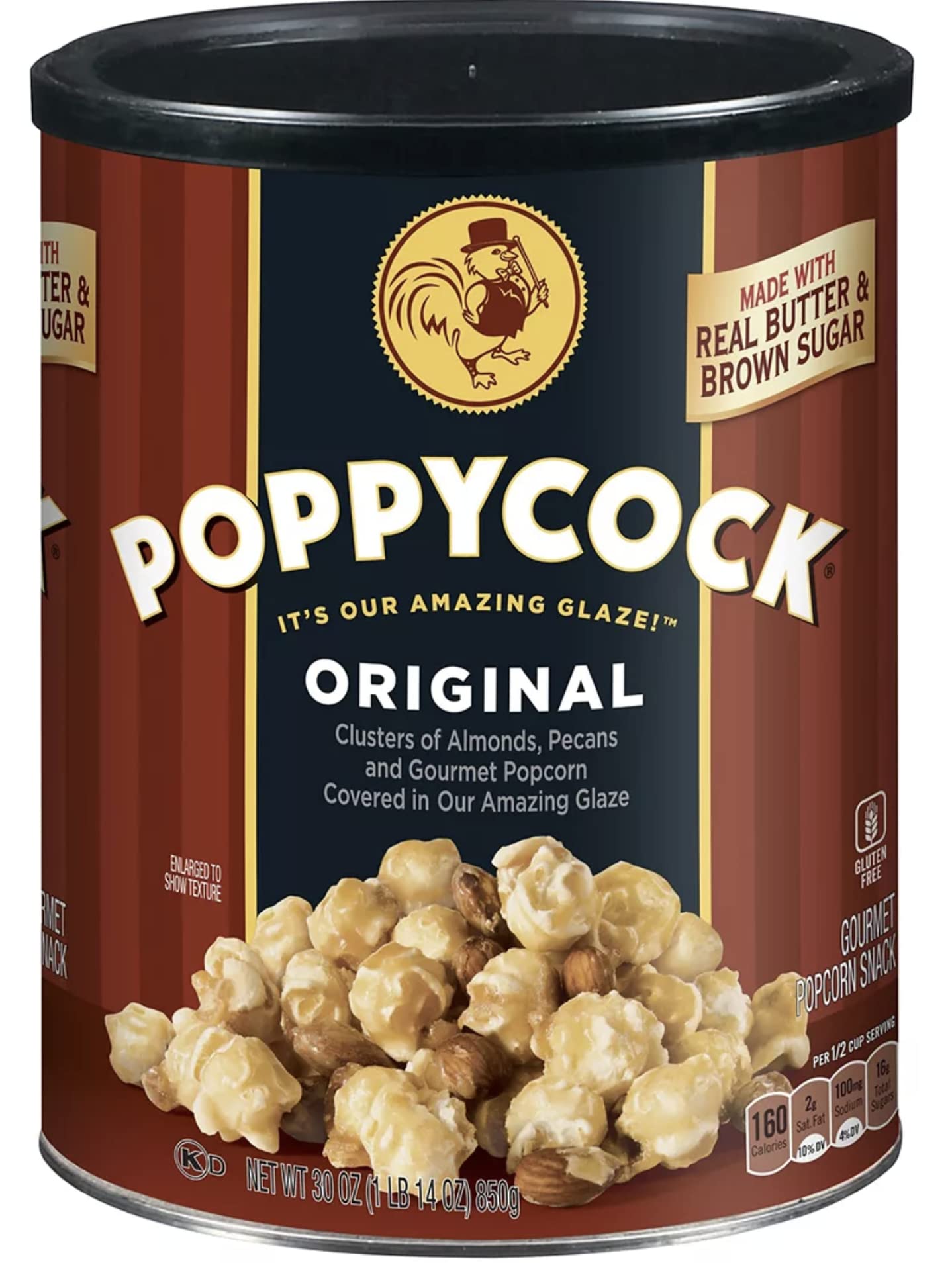 Poppycock Original Glazed Popcorn 30 Oz