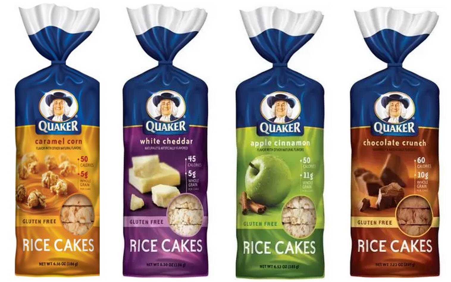Gluten-Free Rice Cakes with Cake Packaging