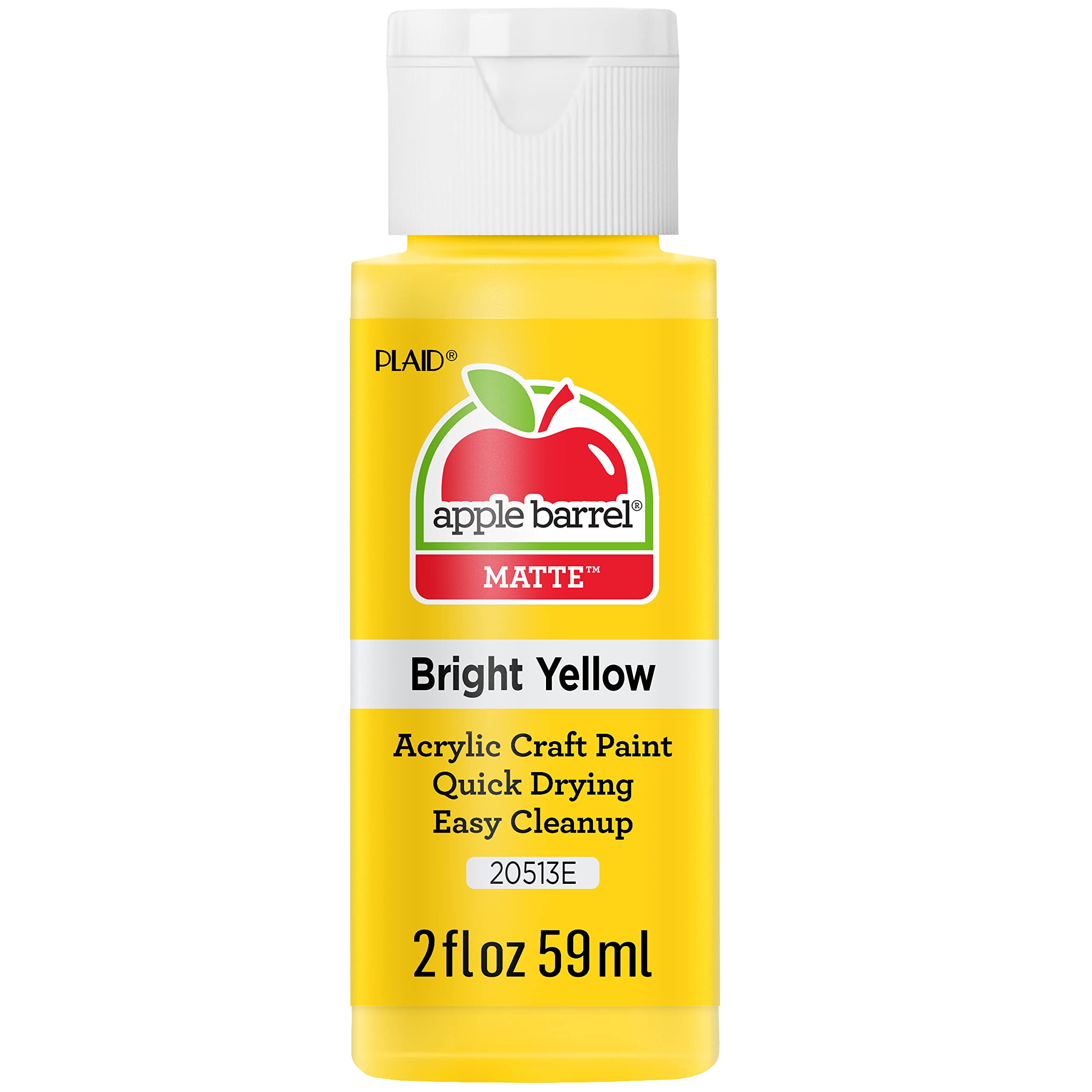  Apple Barrel Acrylic Paint in Assorted Colors (2 fl Oz), K20502  Yellow