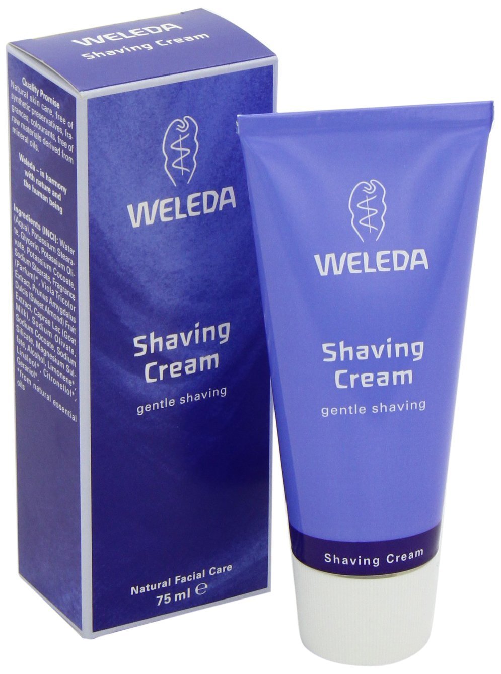 Weleda For Men Smooth Shave Cream 2 5 Fl Oz 75 Ml