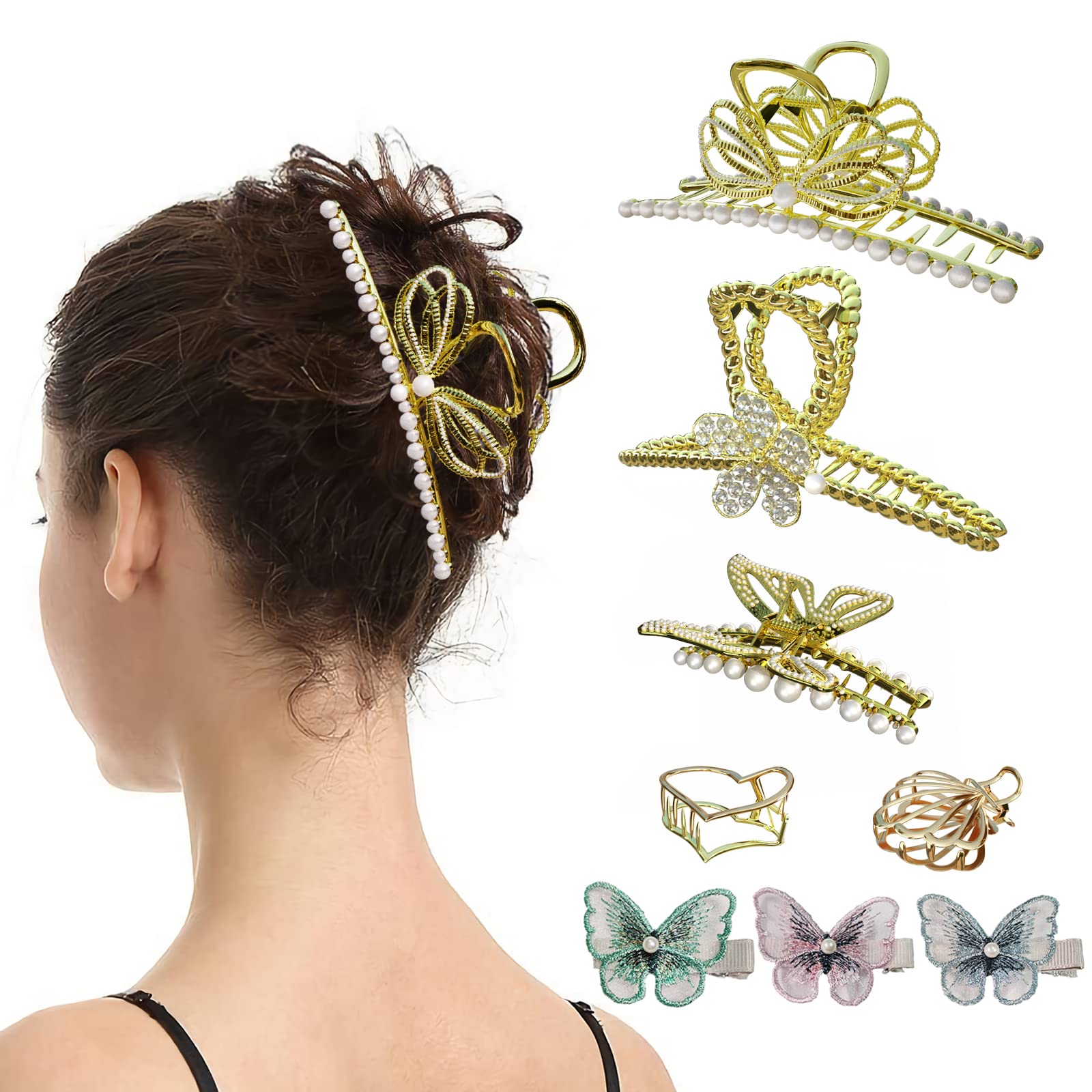 Metal hair clips - Women's fashion