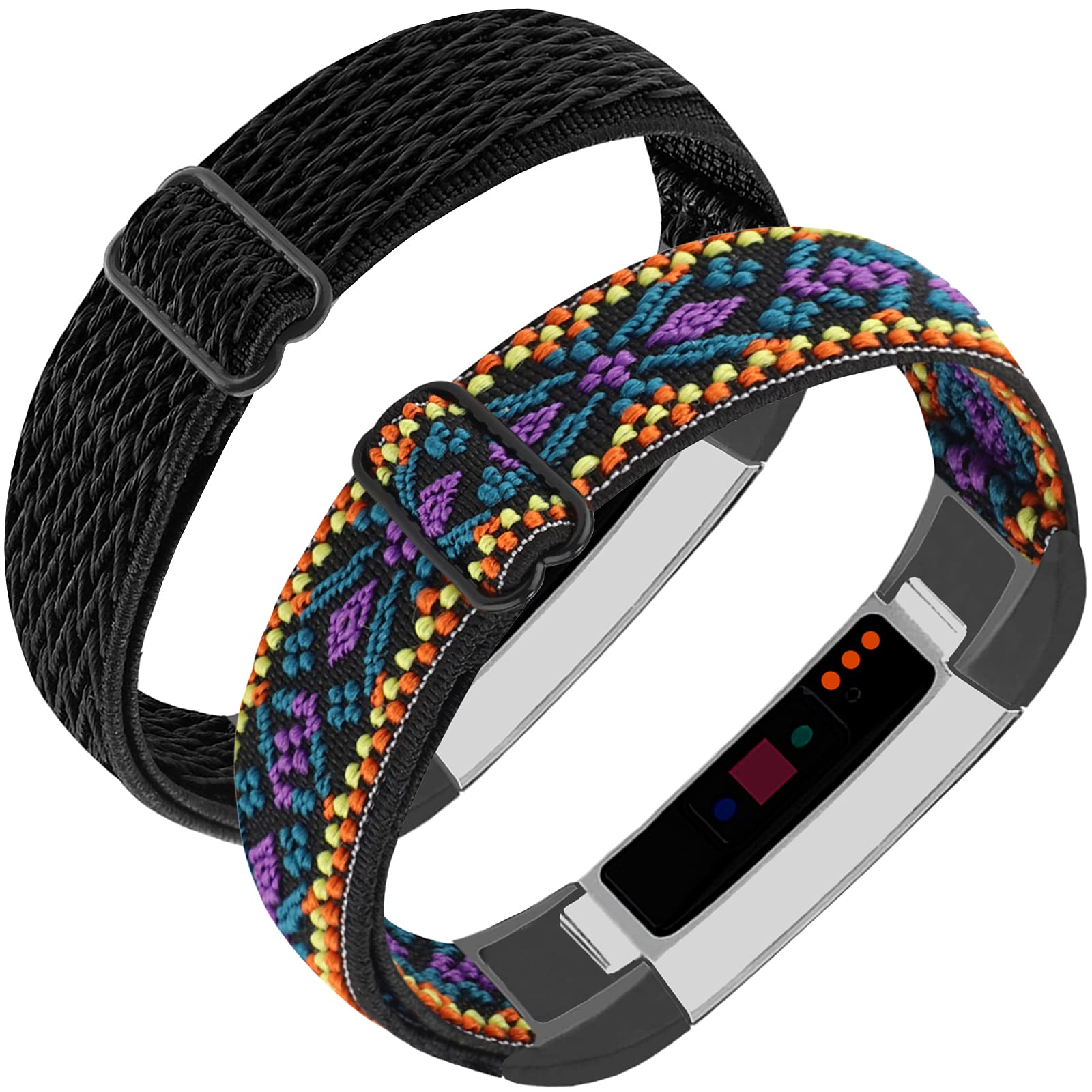 Fit for Fitbit Inspire 2 Bands, Inspire HR, Inspire Band for Women Men,  Elastic Bracelet Stretch Soft Fabric Cloth Replacement Bands Wristbands  Straps