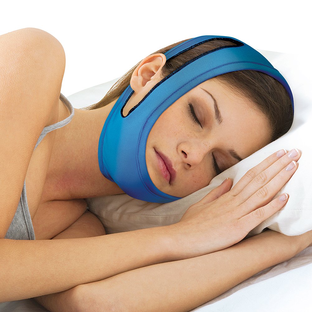 Anti Snore Adjustable Chin Strap Sleeping Device Keeps Mouth