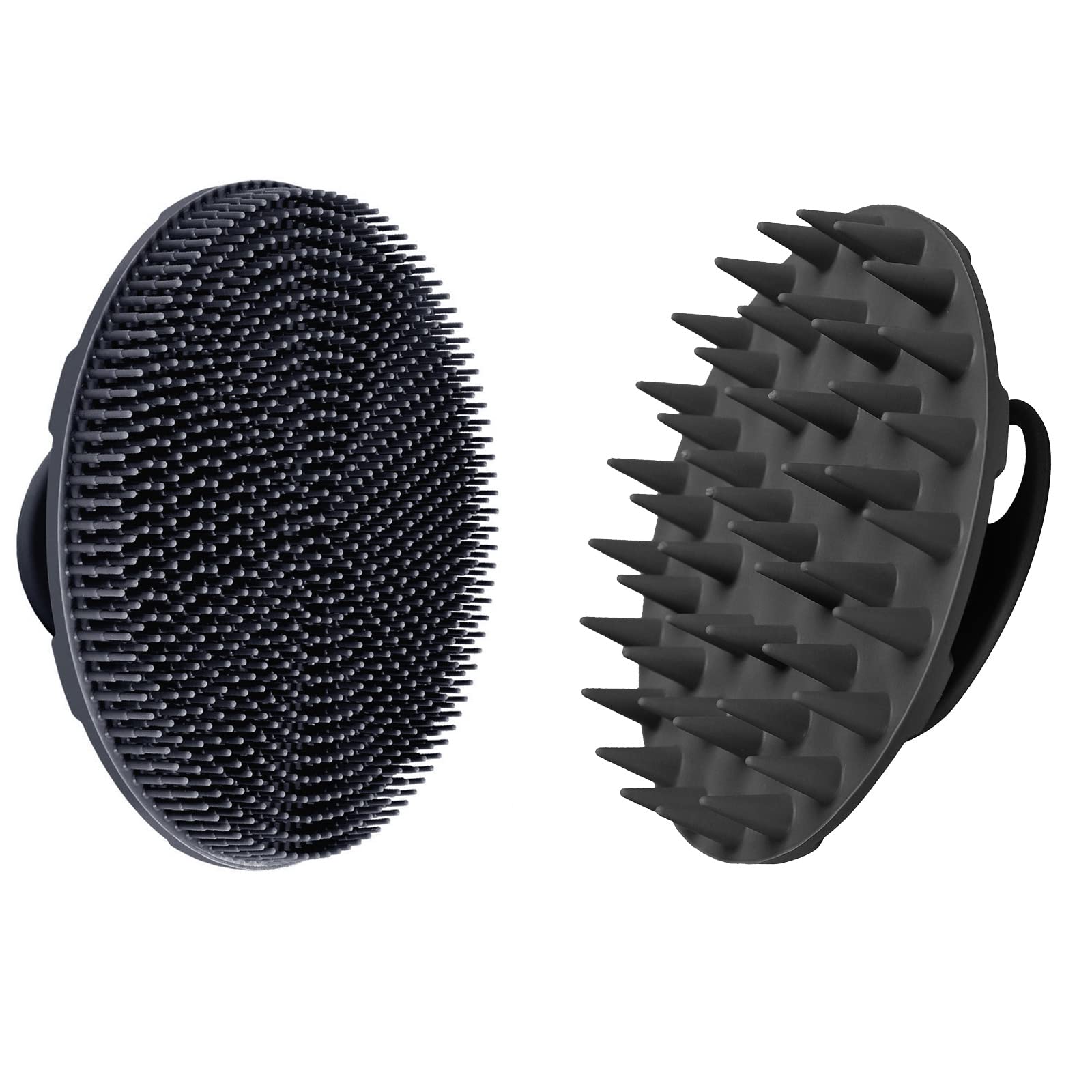 INNERNEED Soft Silicone Body Cleansing Brush Shower Scrubber, Gentle  Exfoliating and Massage for all Kinds of Skin (Dark Green)