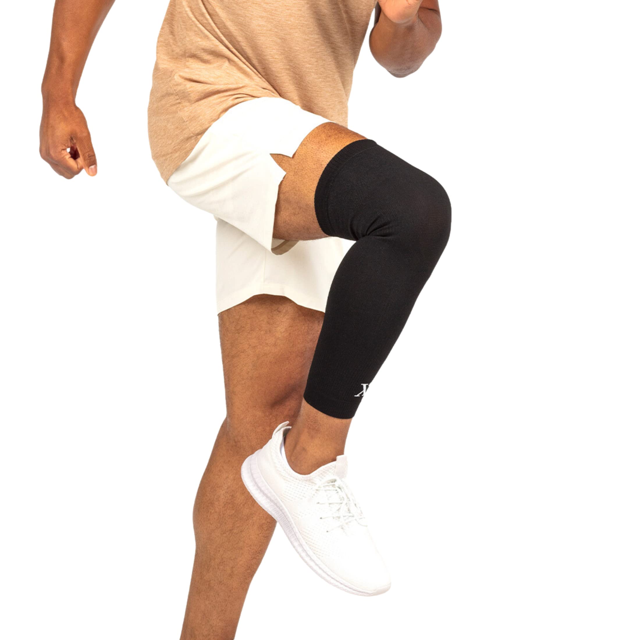 Pain Relieving Lower Leg Compression Sleeve for Men & Women, Thigh Calf  and Knee Brace