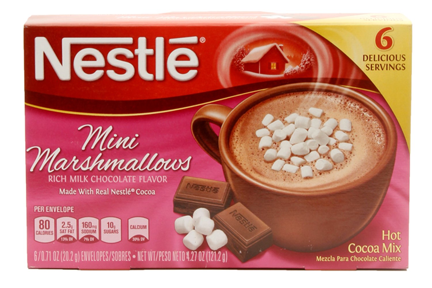 mini marshmallows in hot chocolate