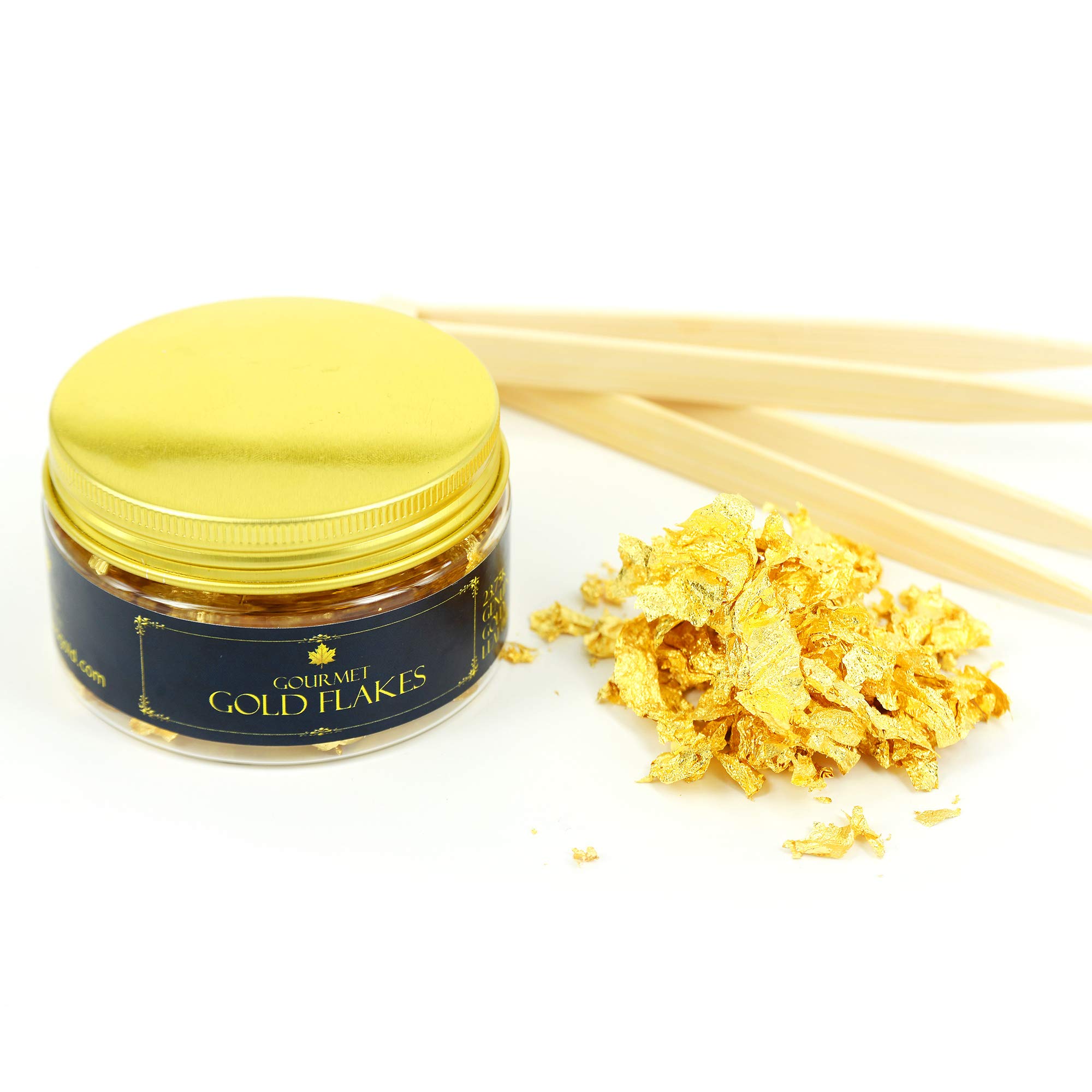 Edible gold leaf and edible gold flakes: order online here