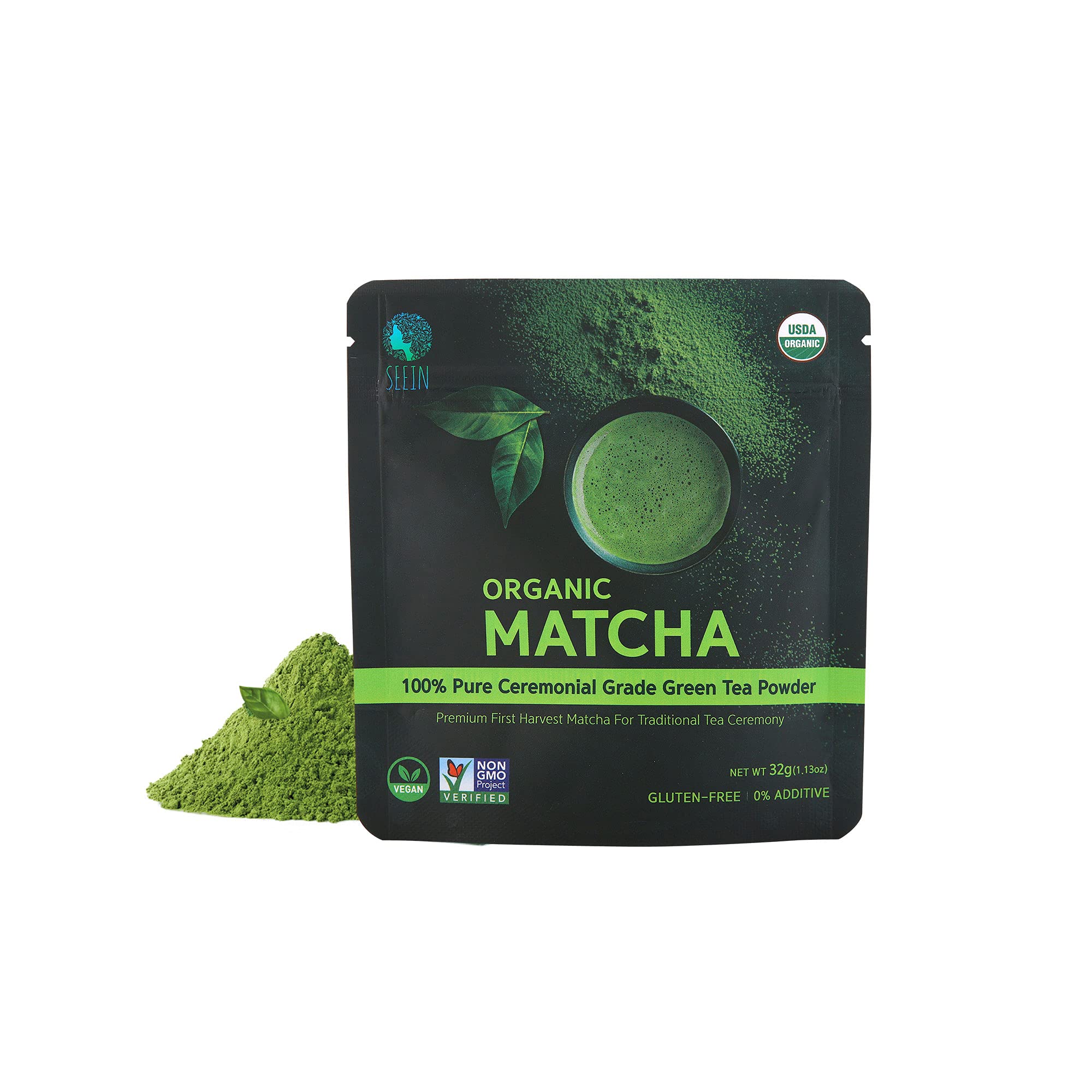 Organic Matcha Ceremonial Grade 1.06oz