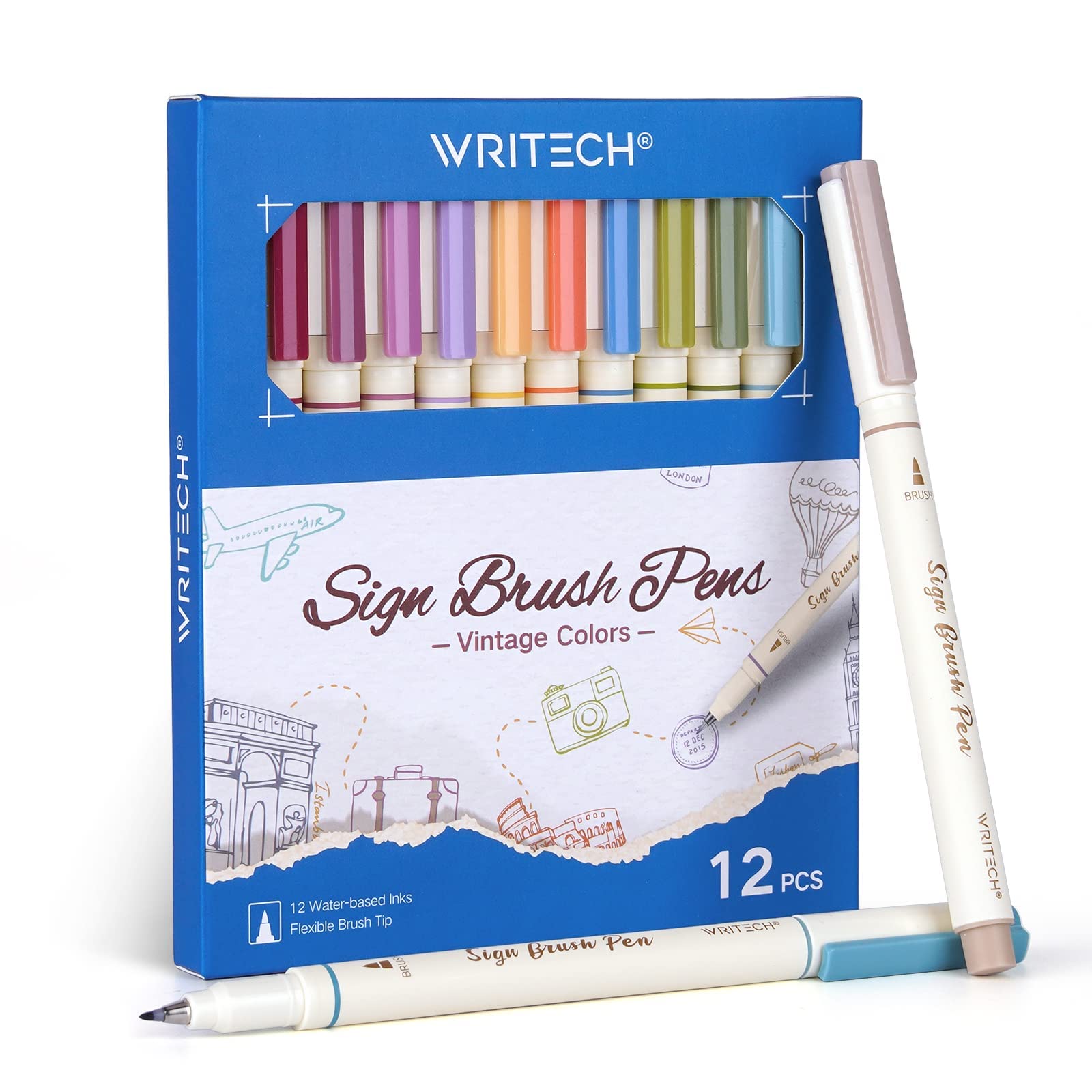 Writech Gel Pens  Gel pens, Vintage colors, Gel ink pens