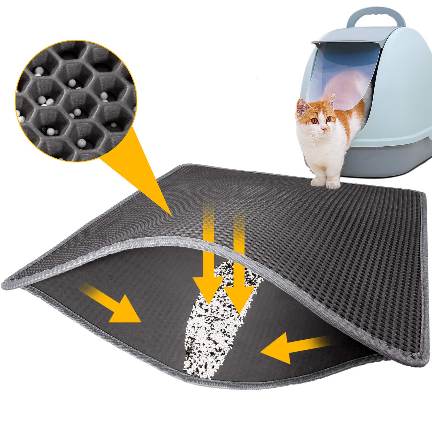 Honeycomb Cat Litter Mat