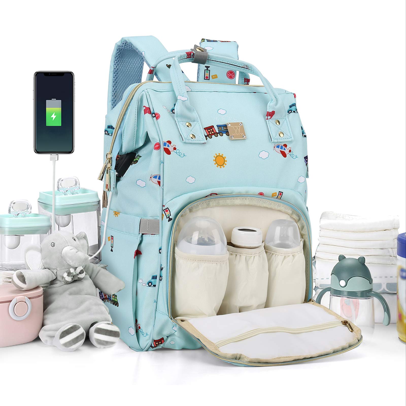 Diaper Bag Backpack,Baby Bags for Mom and Dad India