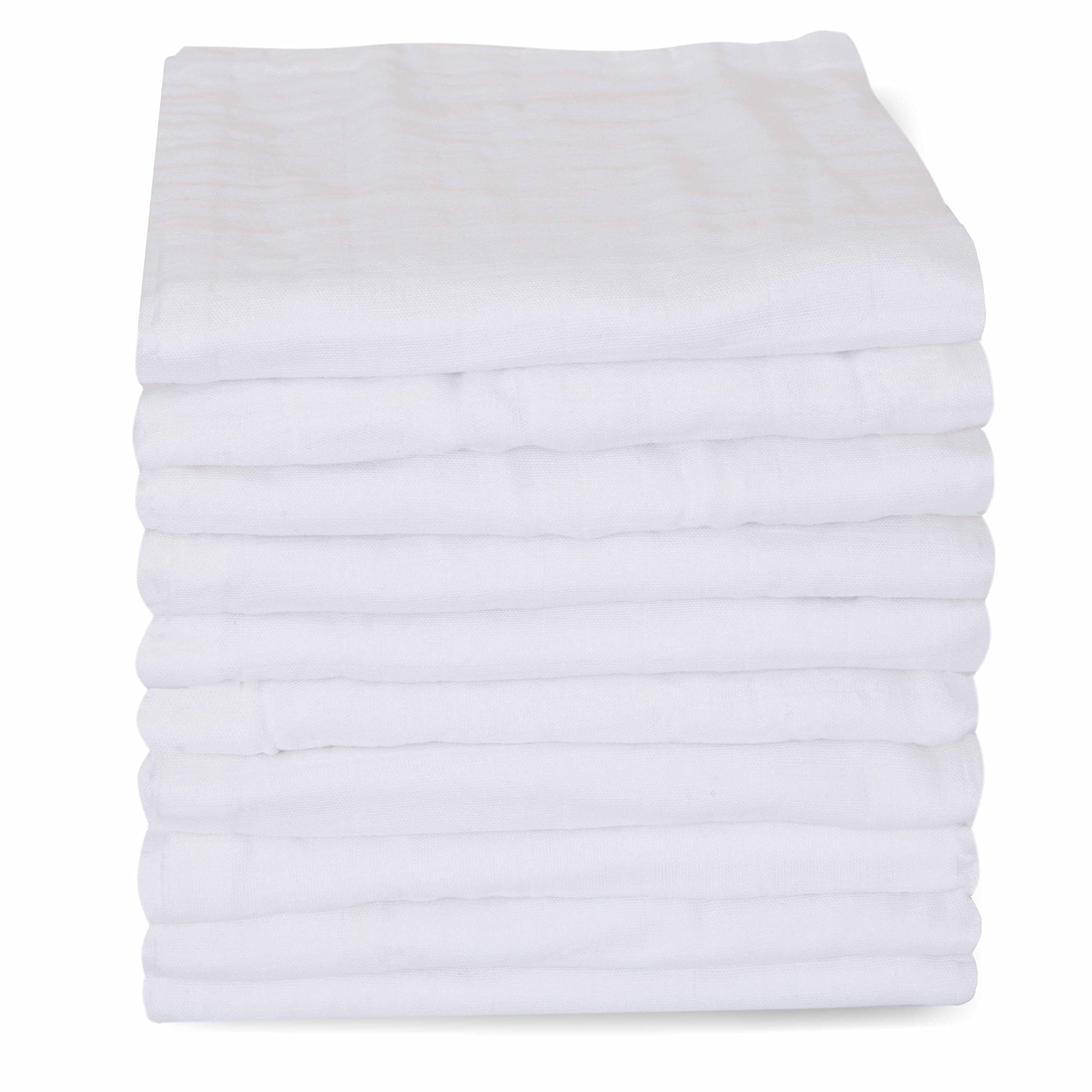 Organic Muslin Baby Wipes - one layer cotton