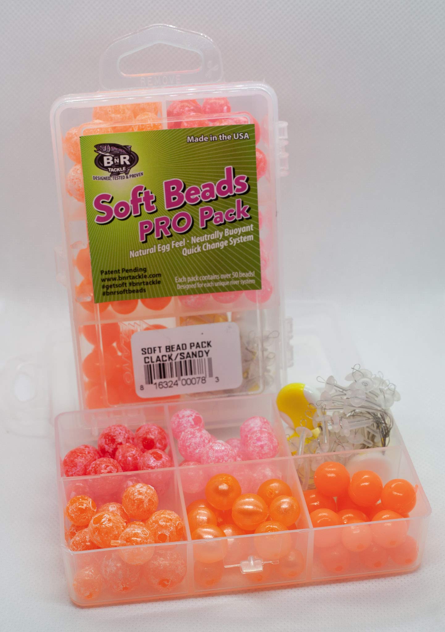 Bobber Stops and Beads - Three Hole - 50 Per Pack - Stops & Beads