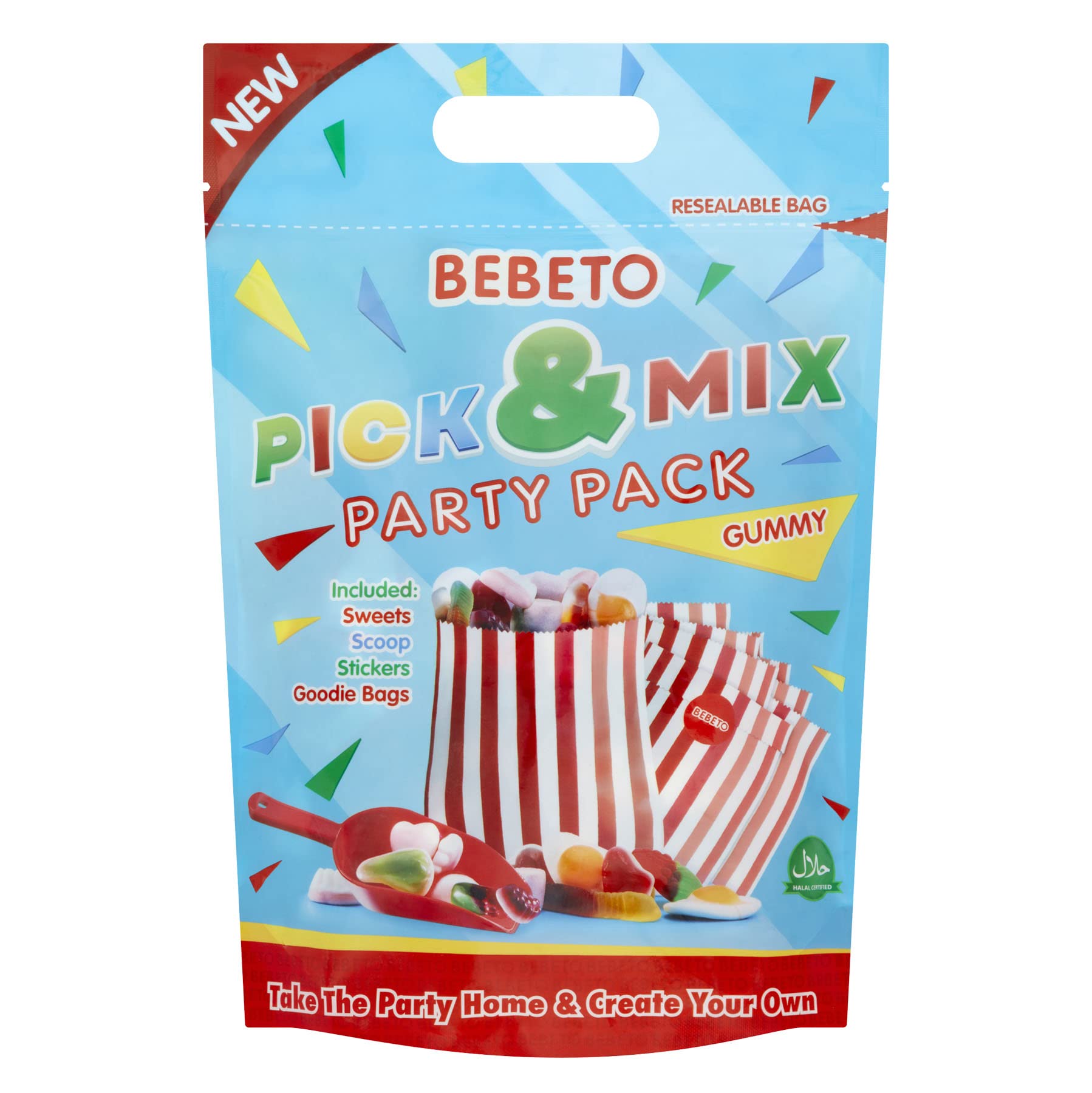 Bebeto Pick & Mix Party Pack Contains Chewy Gummy Sweets Mini ...