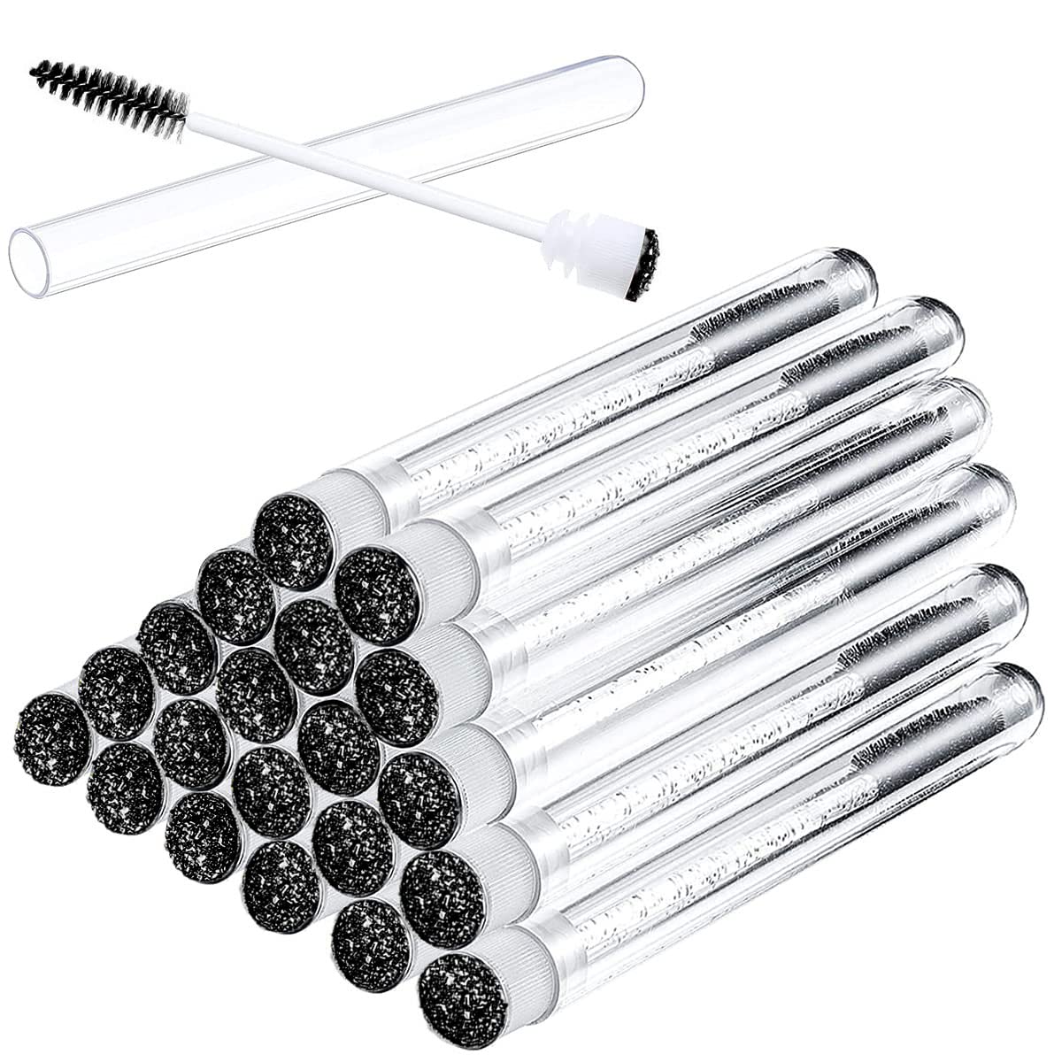 Black Glitter Disposable Mascara Brush (100 pieces)