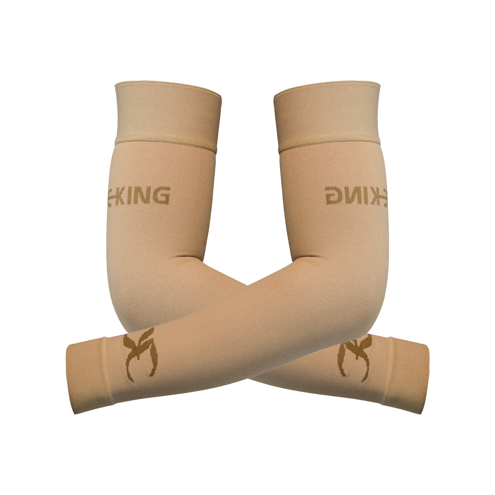 KEKING Lymphedema Compression Arm Sleeves for Men Women (Pair), No Silicone  Dot, 15-20 mmHg Compression Full Arm Support for Lipedema, Edema, Post  Surgery Recovery, Swelling, Pain Relief, Beige M Medium (1 Pair) 15-20mmhg